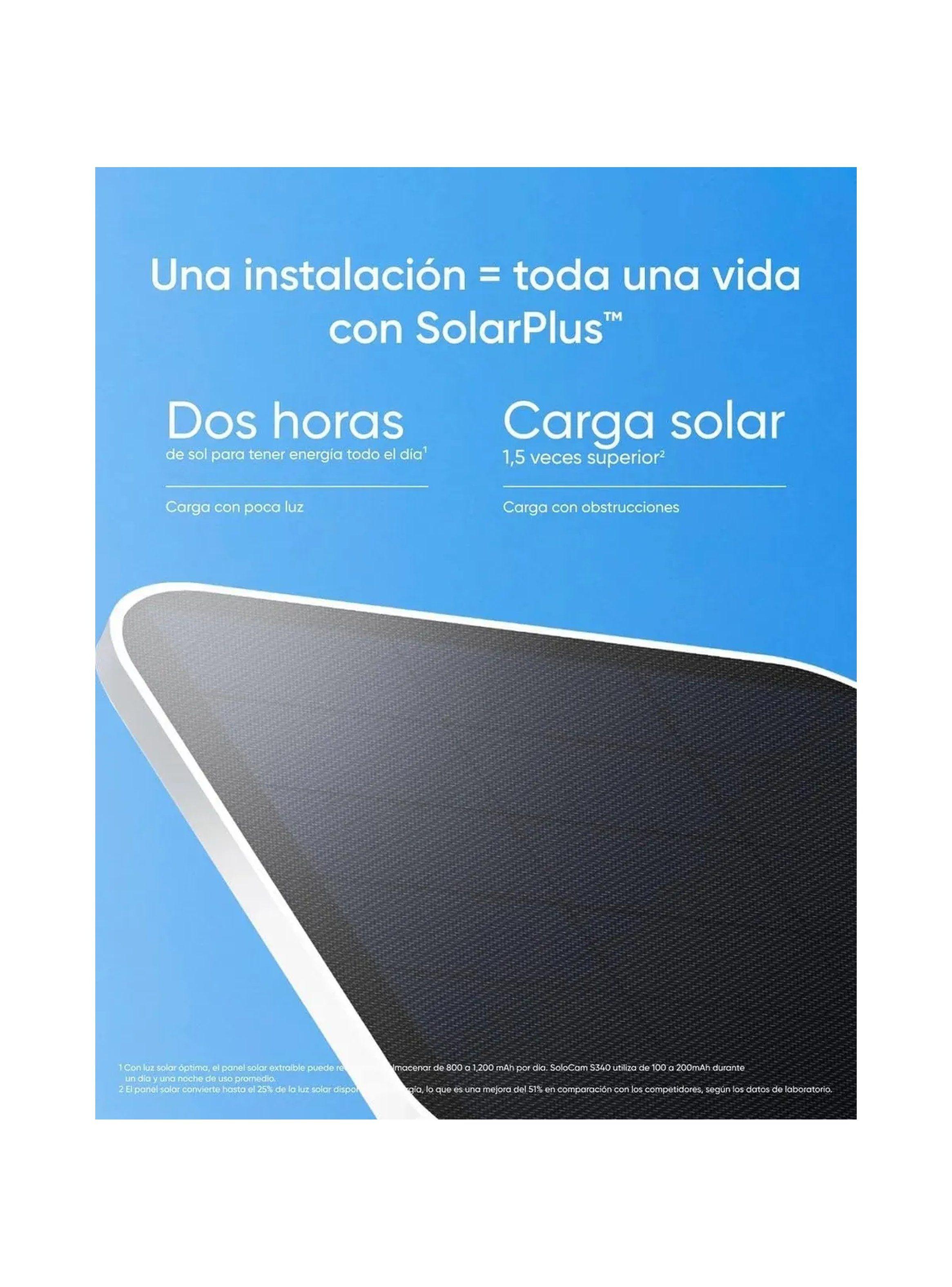 Cámara de Seguridad Exterior 3K IA Zoom 8x Solar-4