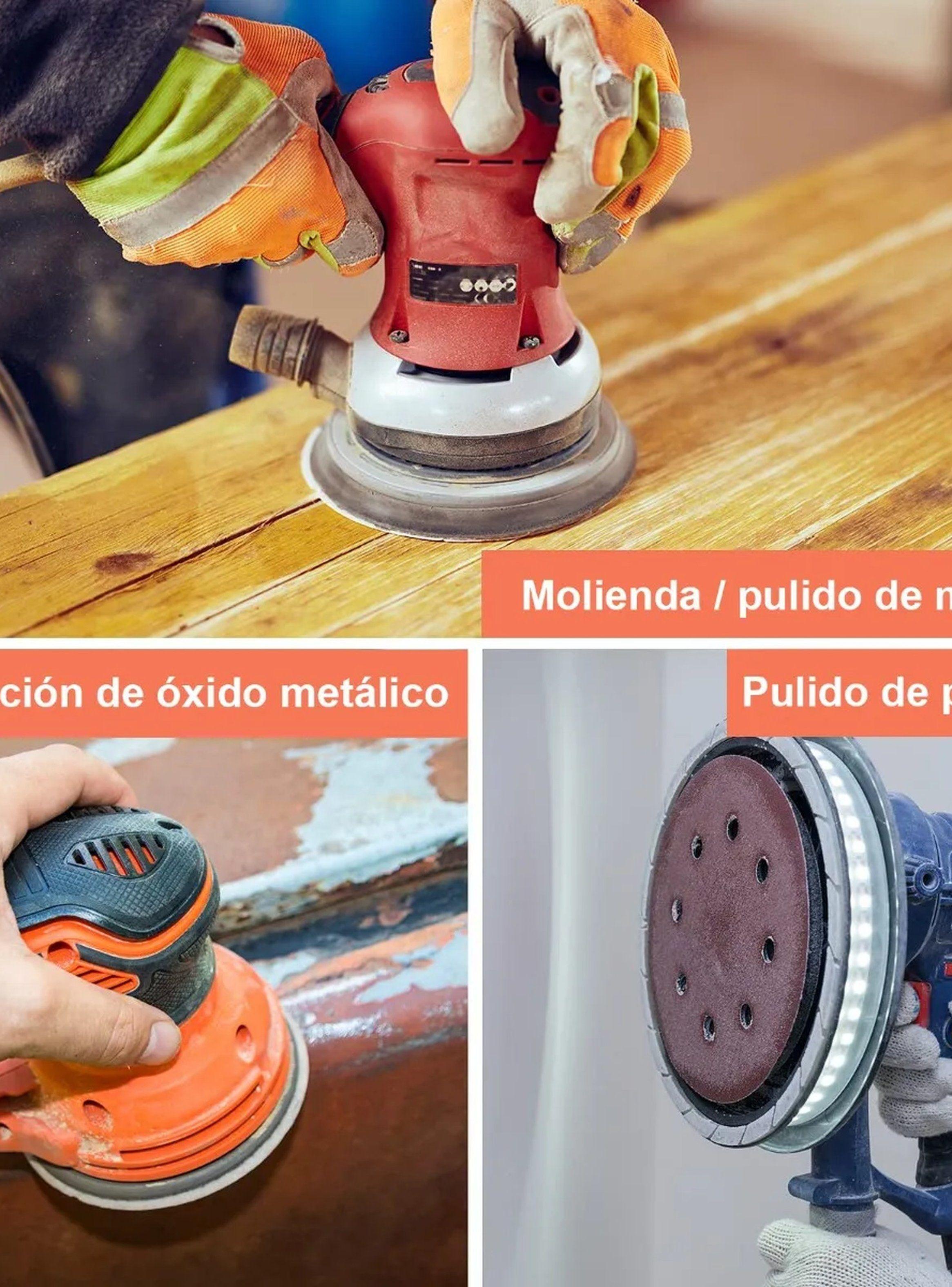 Discos de Lija Abrasivos 125mm Para Madera y Metal-2