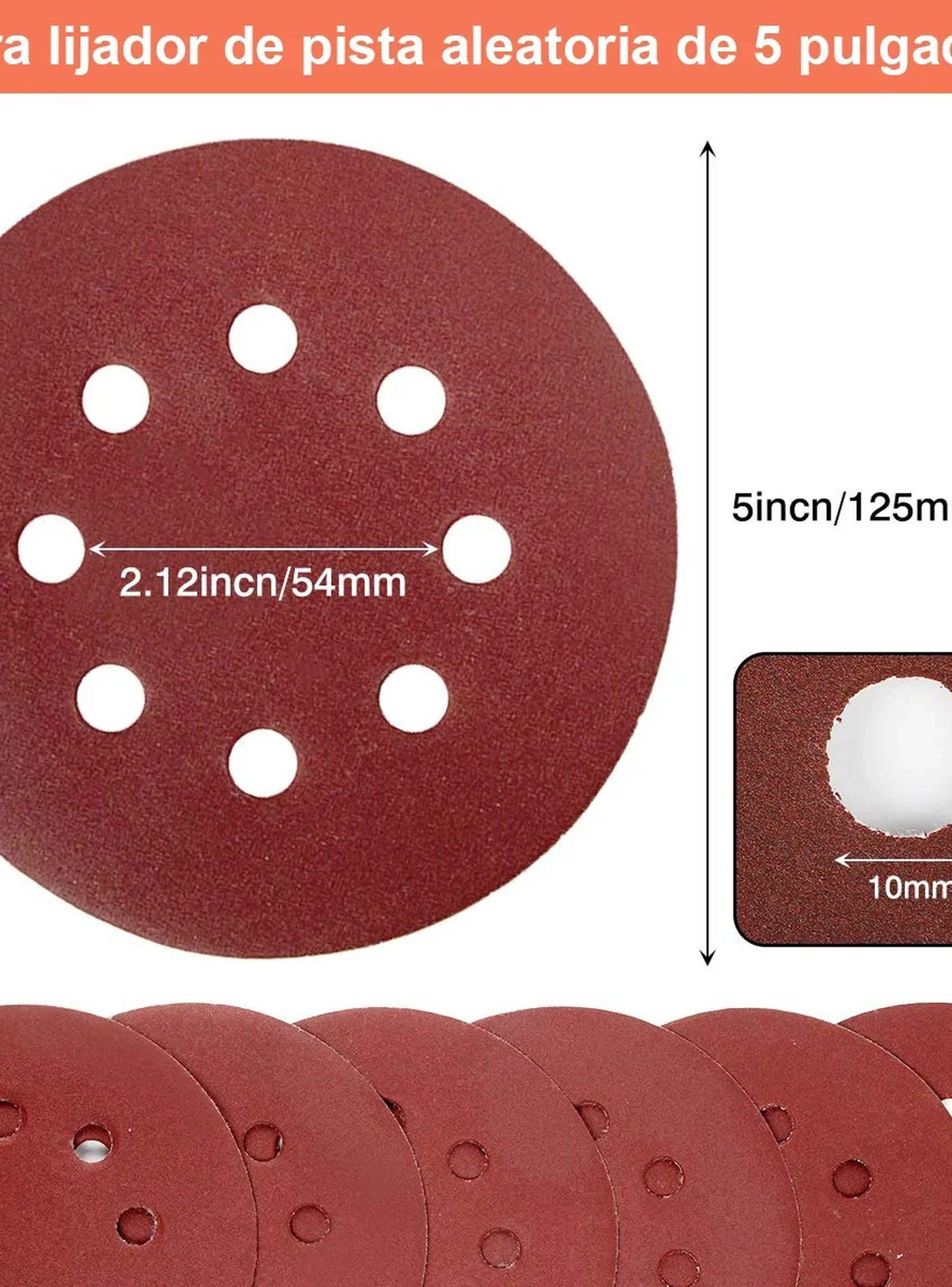 Discos de Lija Abrasivos 125mm Para Madera y Metal-6