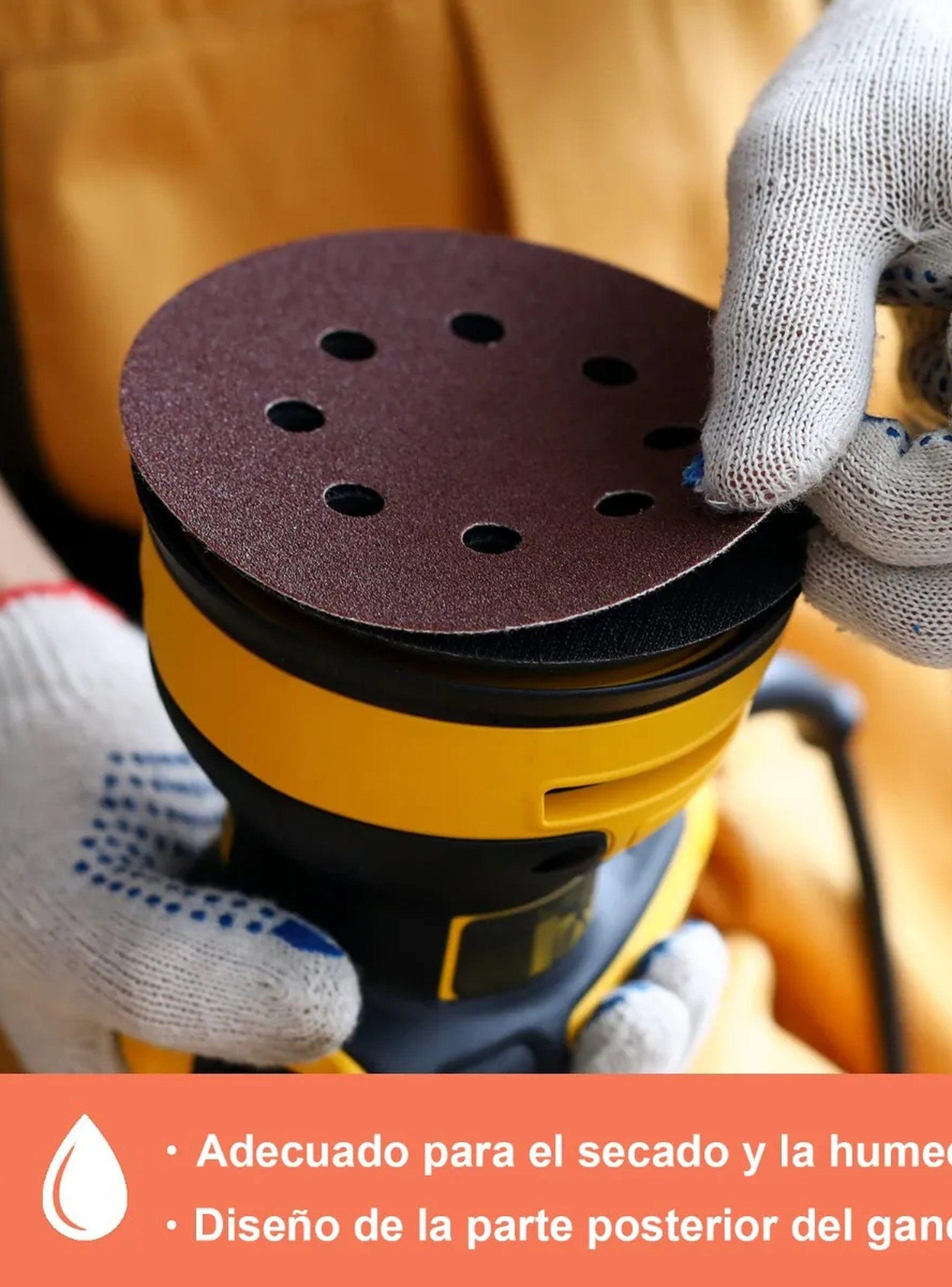 Discos de Lija Abrasivos 125mm Para Madera y Metal-7