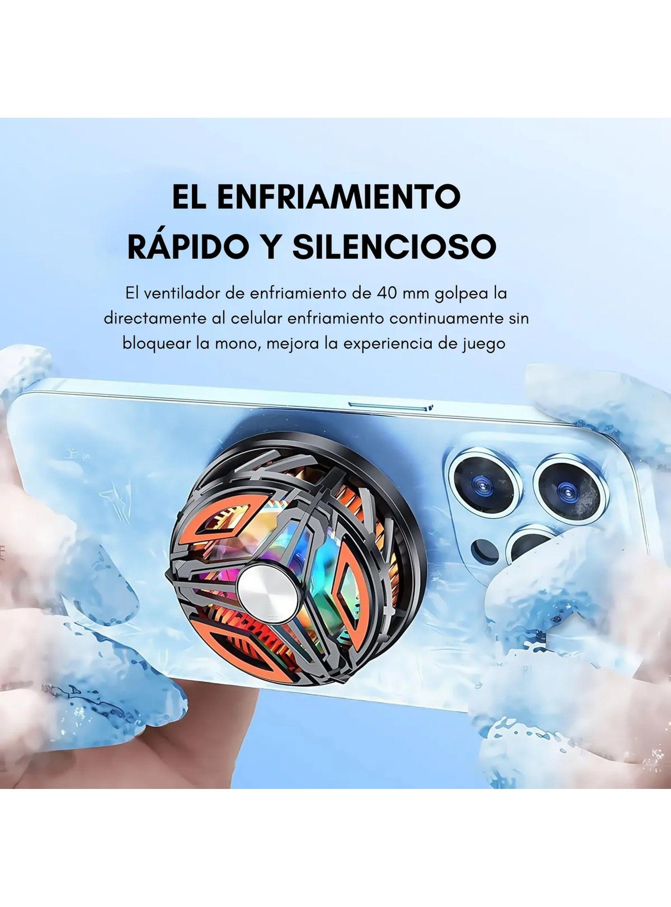 Ventilador de Enfriamiento para Teléfono 40mm LED Silencioso-2