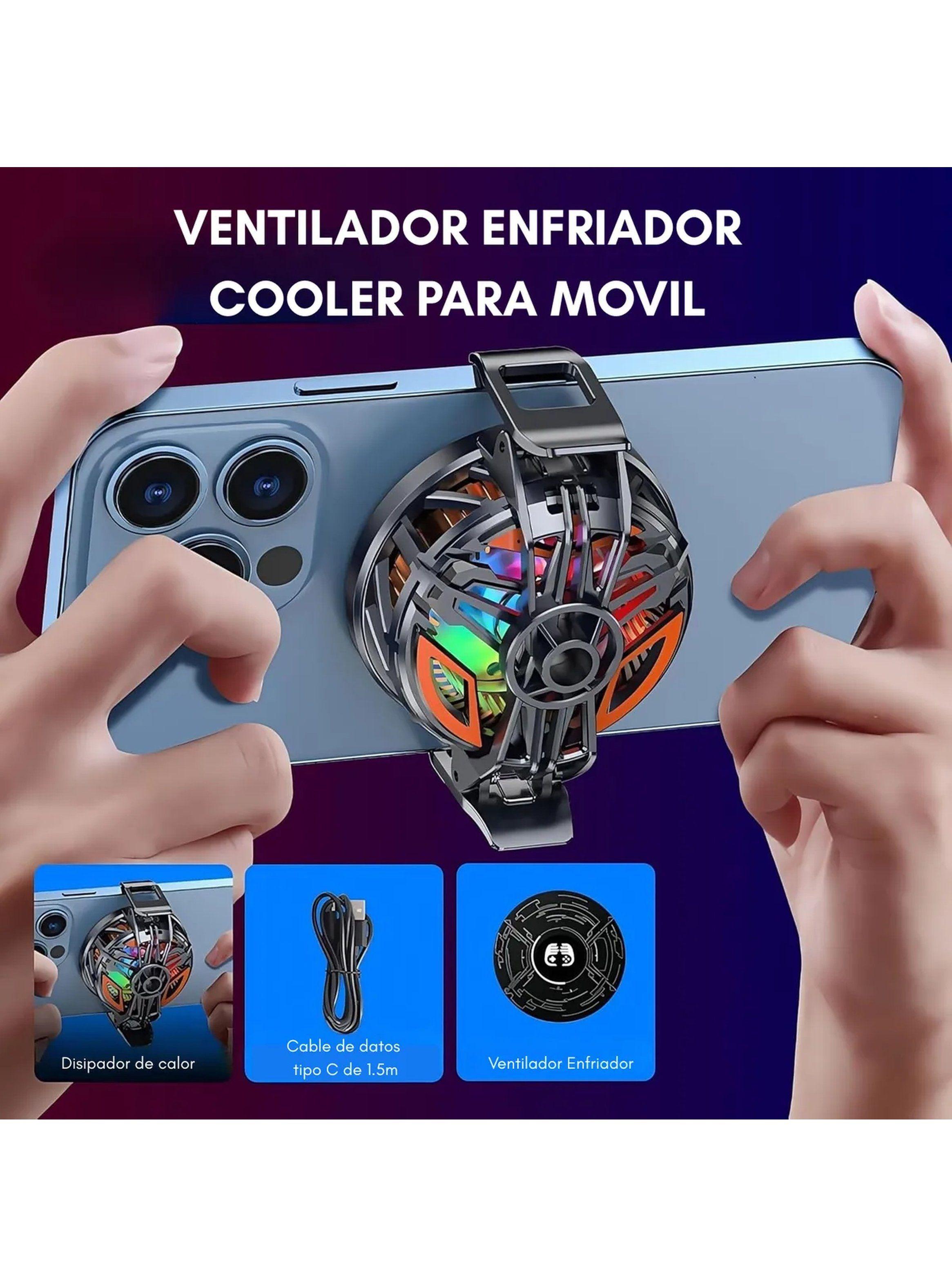 Ventilador de Enfriamiento para Teléfono 40mm LED Silencioso-3