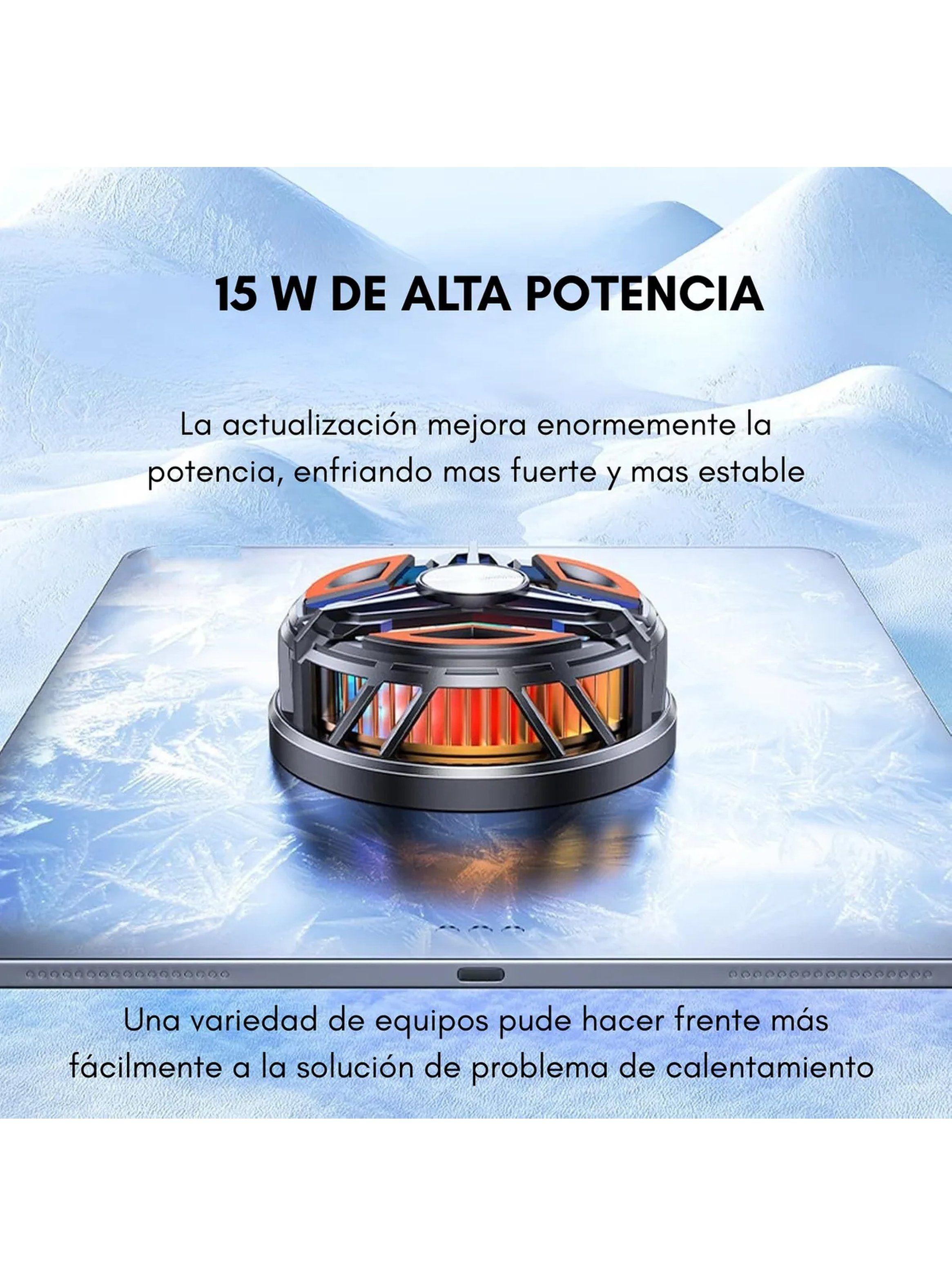 Ventilador de Enfriamiento para Teléfono 40mm LED Silencioso-4