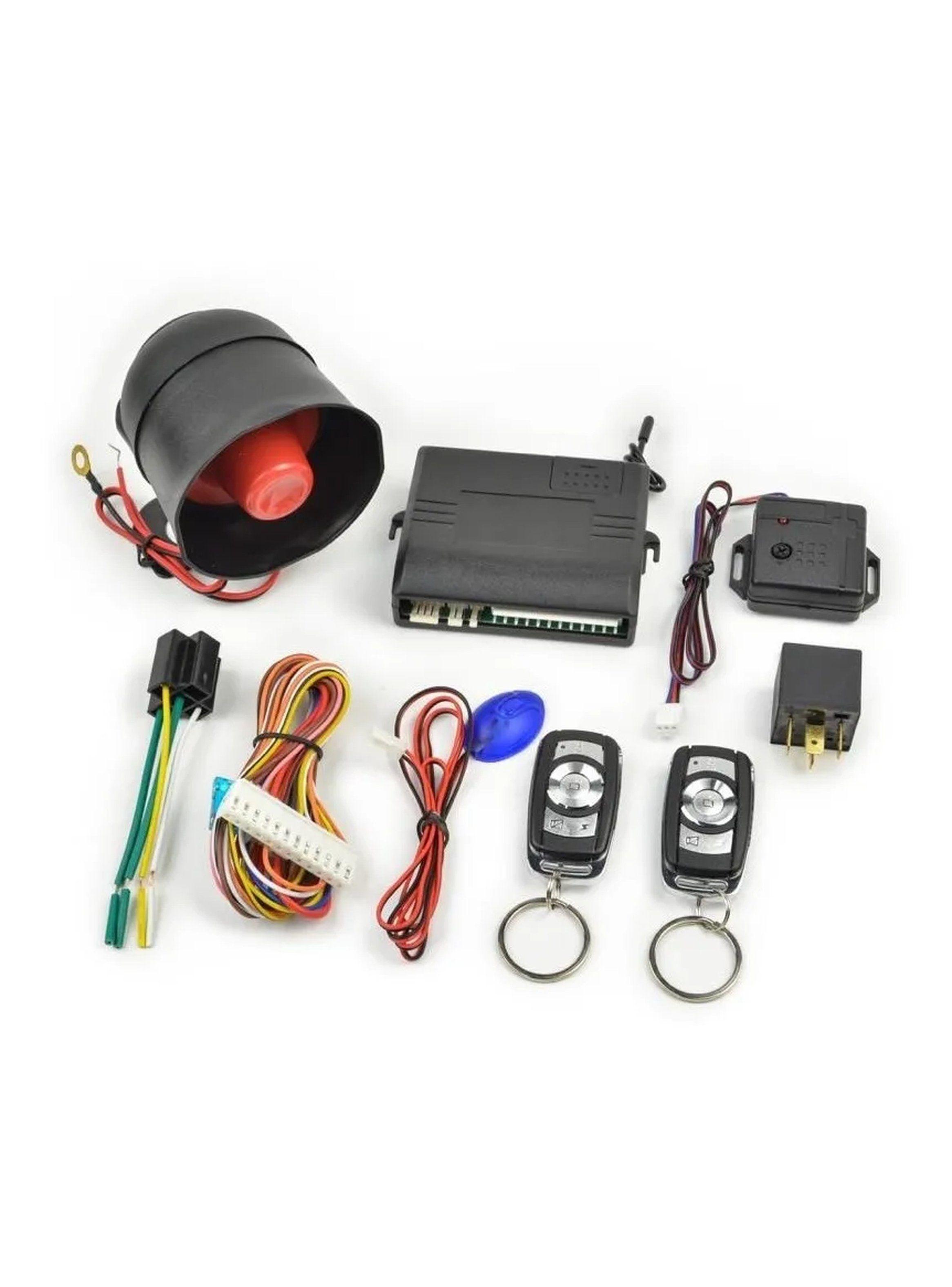 Alarma de Auto Código Variable Control Remoto Sensor de Impacto-2
