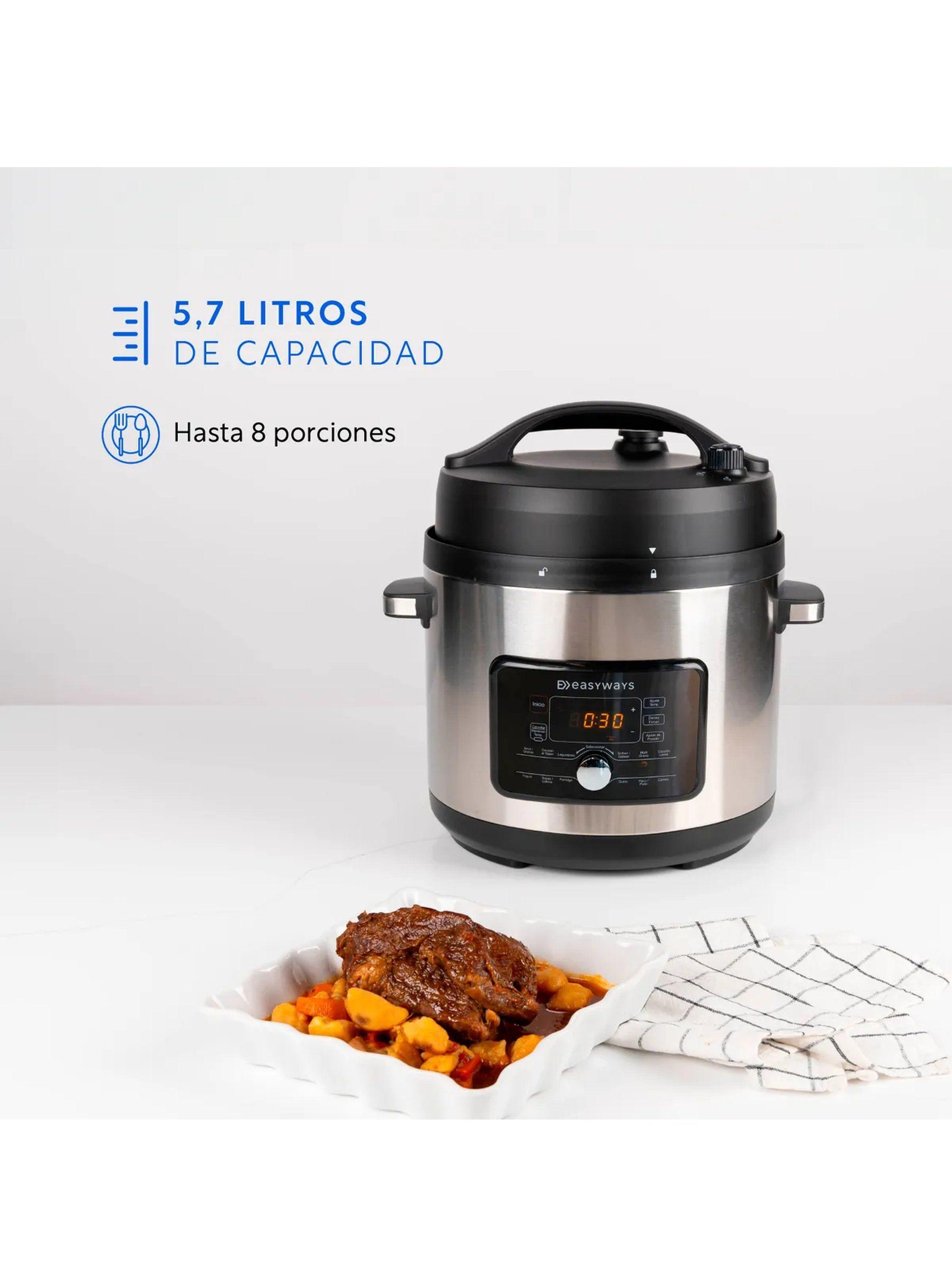 Olla Multifuncional 12 Funciones 5.7L Acero Inoxidable-2