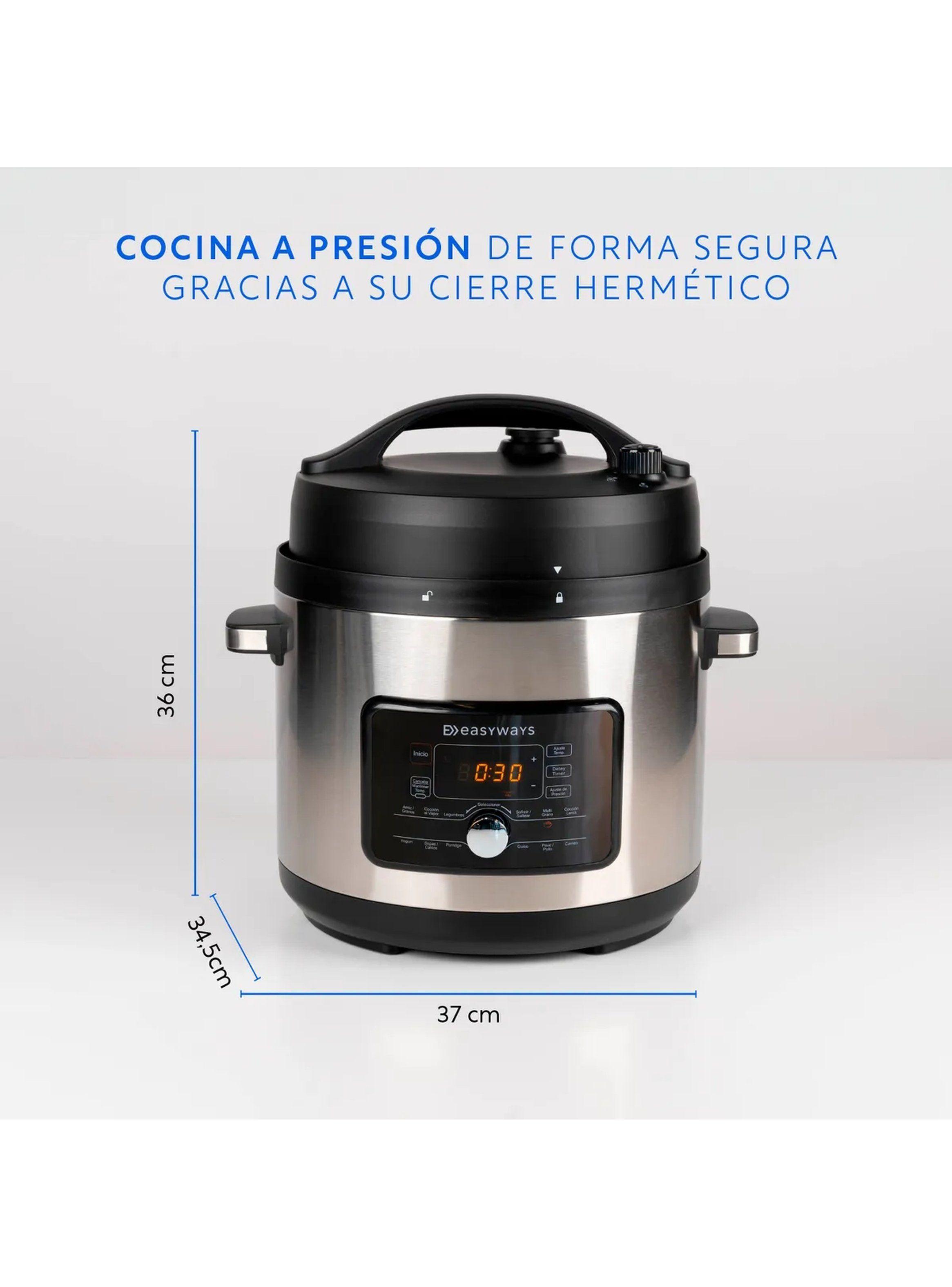 Olla Multifuncional 12 Funciones 5.7L Acero Inoxidable-5