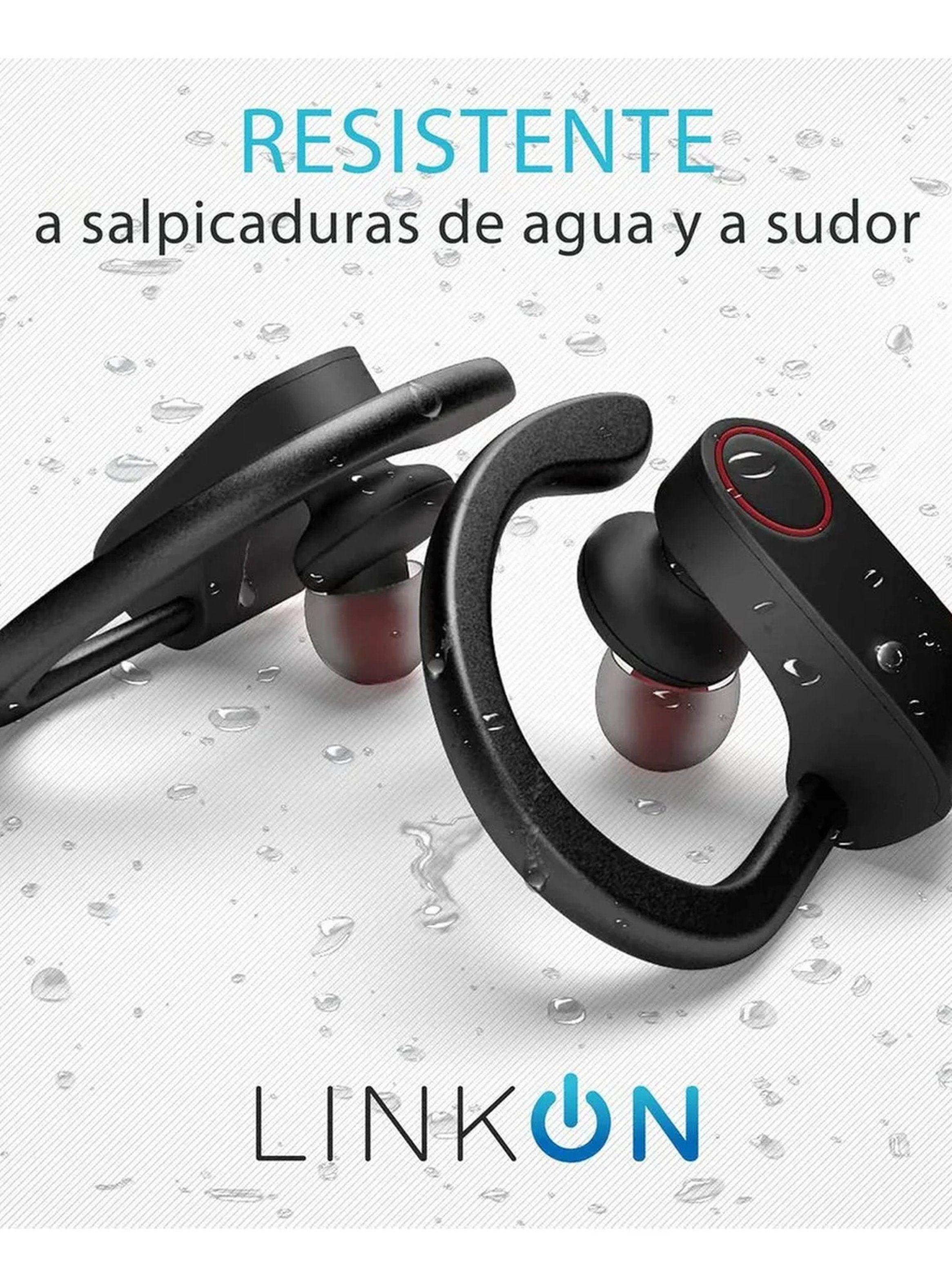 Auriculares Deportivos Bluetooth 5.0 Batería 8 Horas Estuche Carga 16 Horas-4