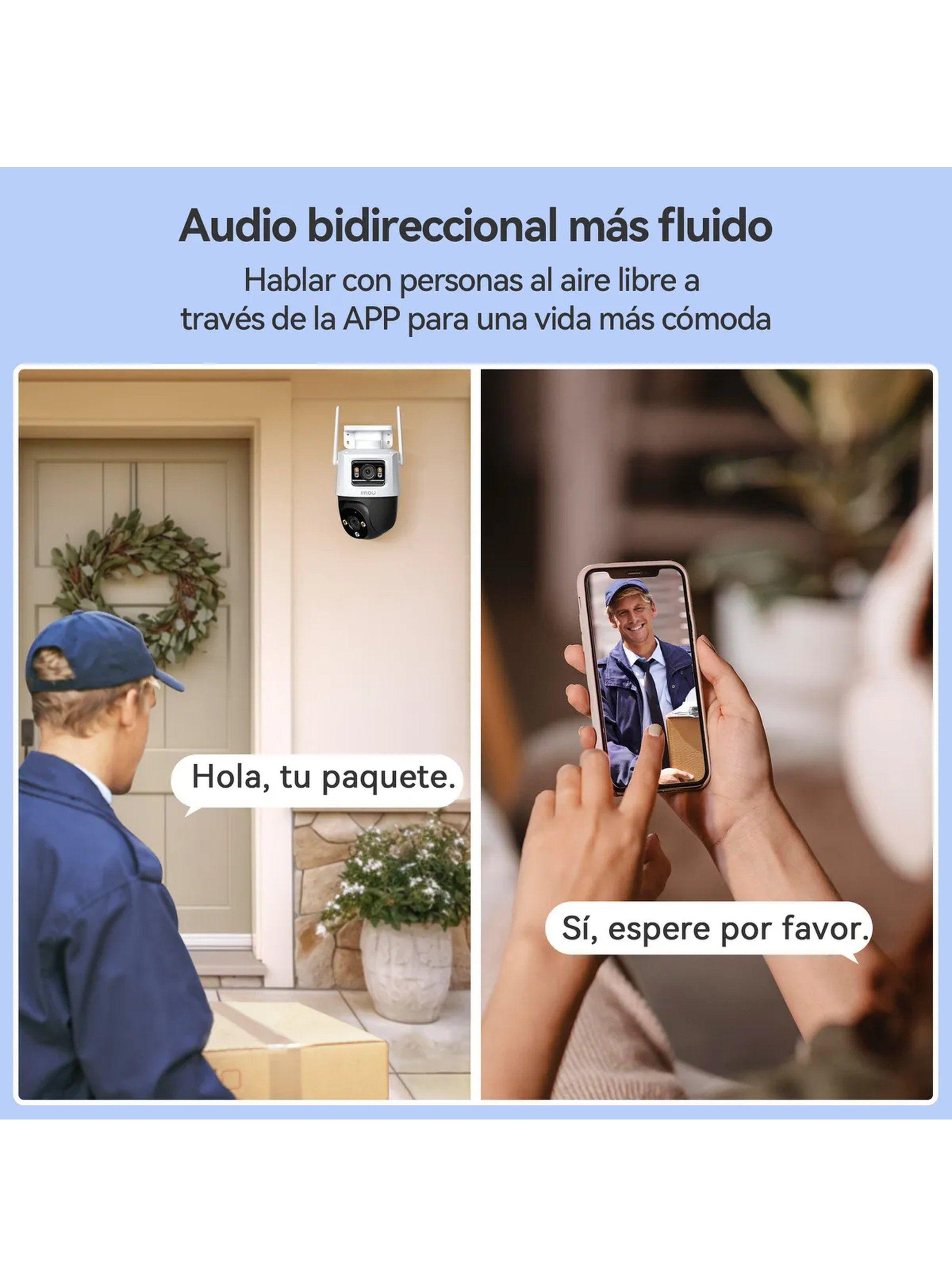 Cámara de Seguridad WiFi IA 3MP Visión Nocturna Exterior-5