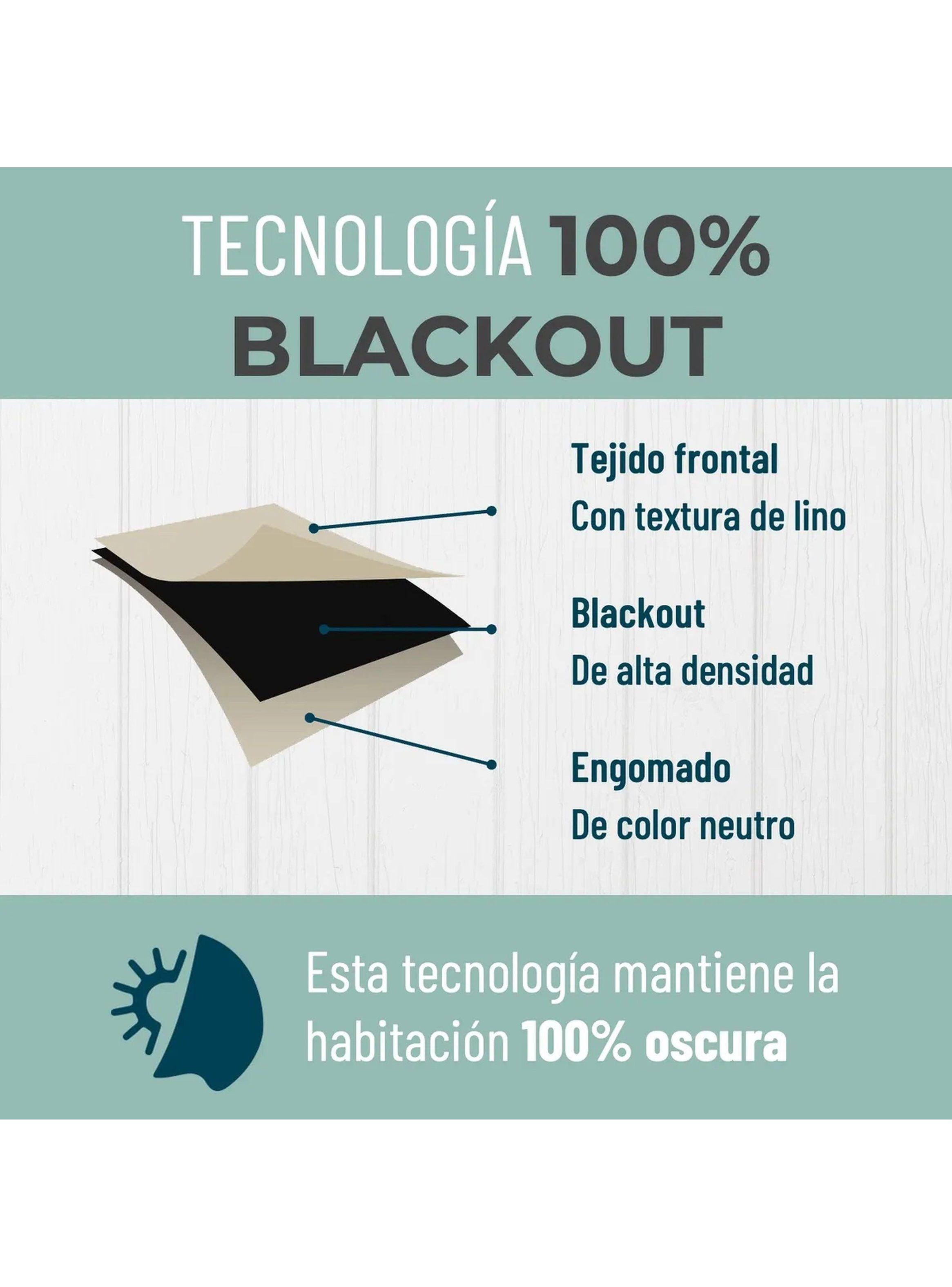 Cortinas Blackout 100% Tejido Texturizado Gris-2