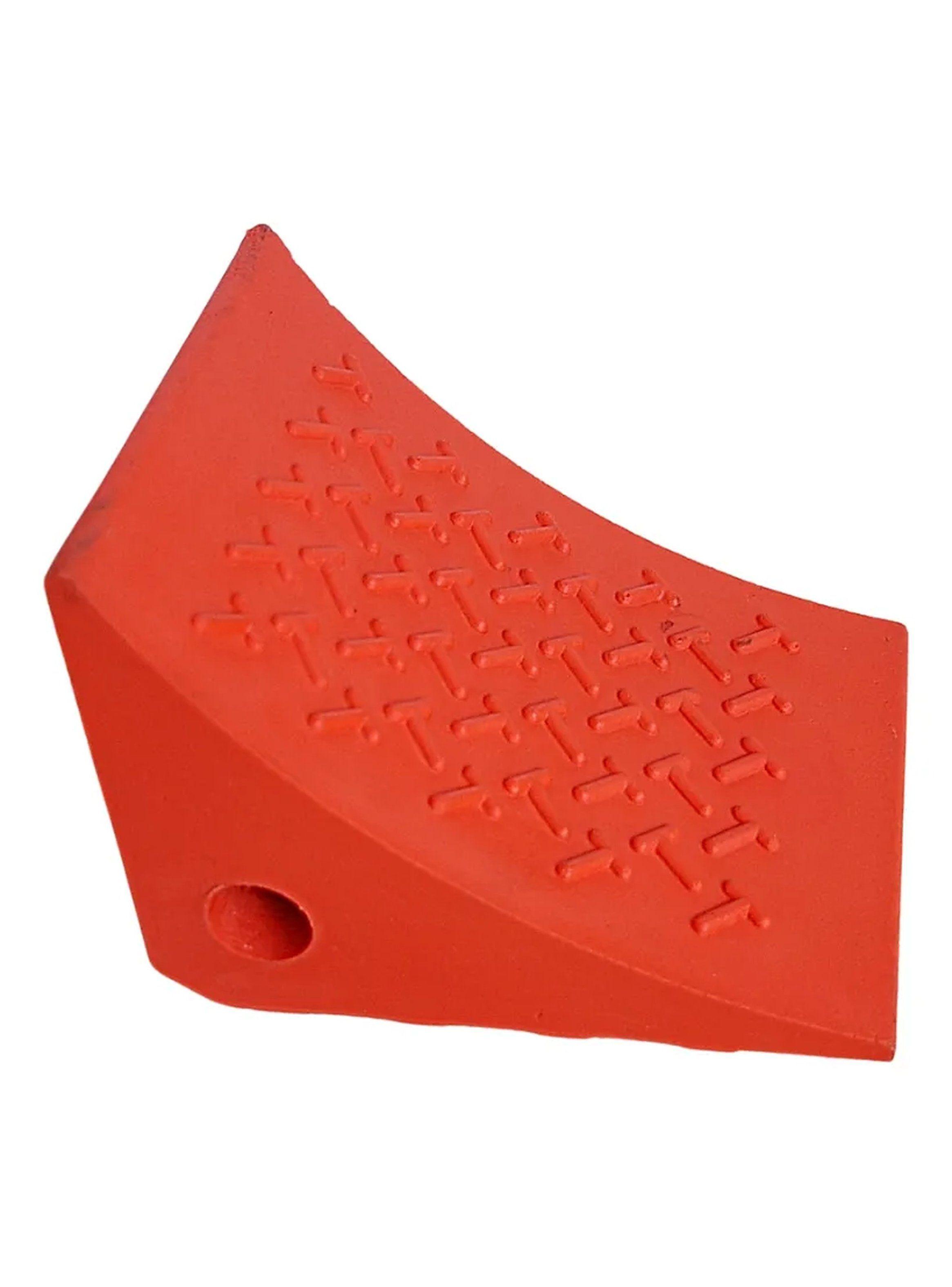 Cuna de Goma Antideslizante Roja para Bloqueo y Seguridad-2