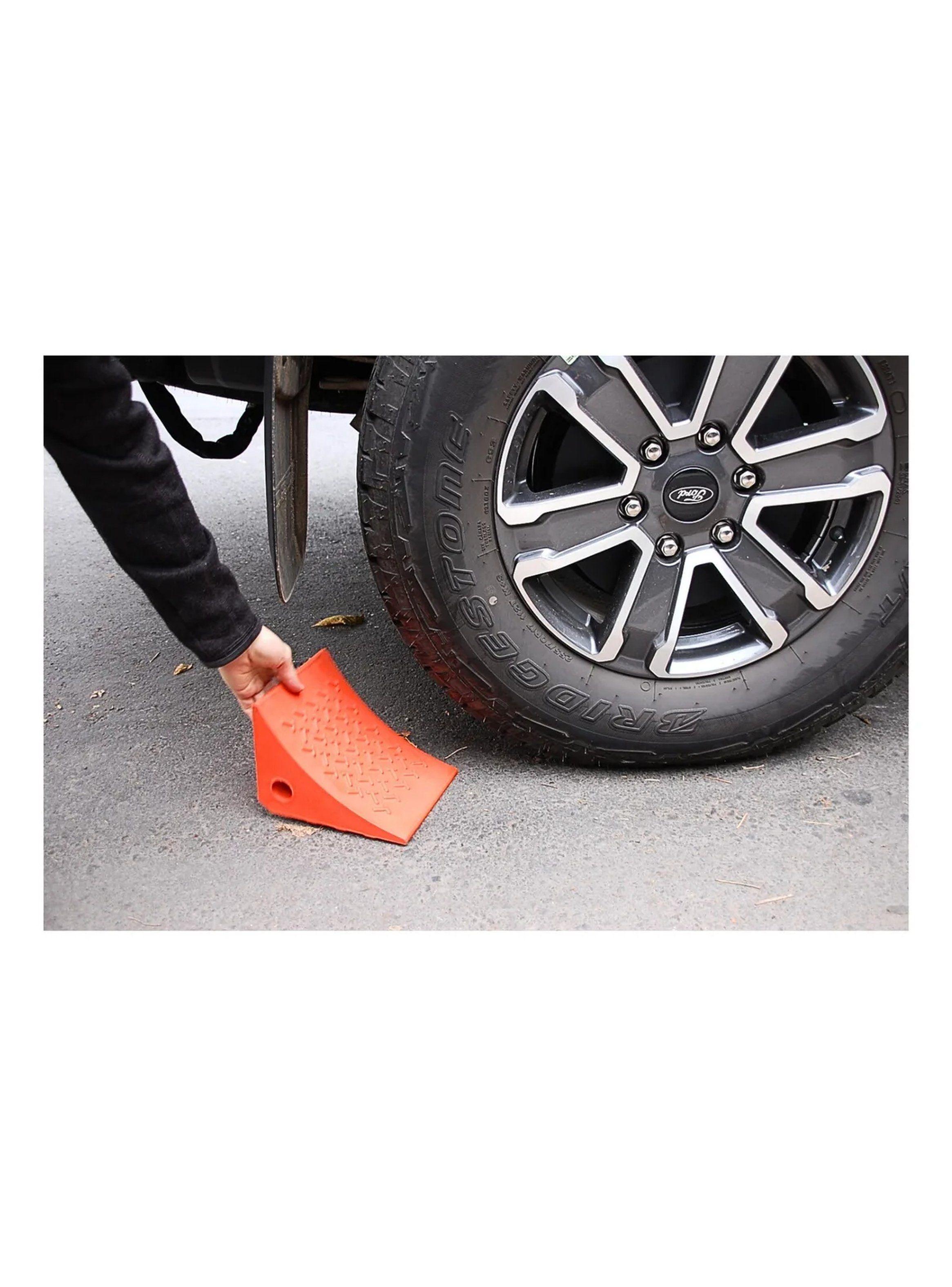 Cuna de Goma Antideslizante Roja para Bloqueo y Seguridad-5