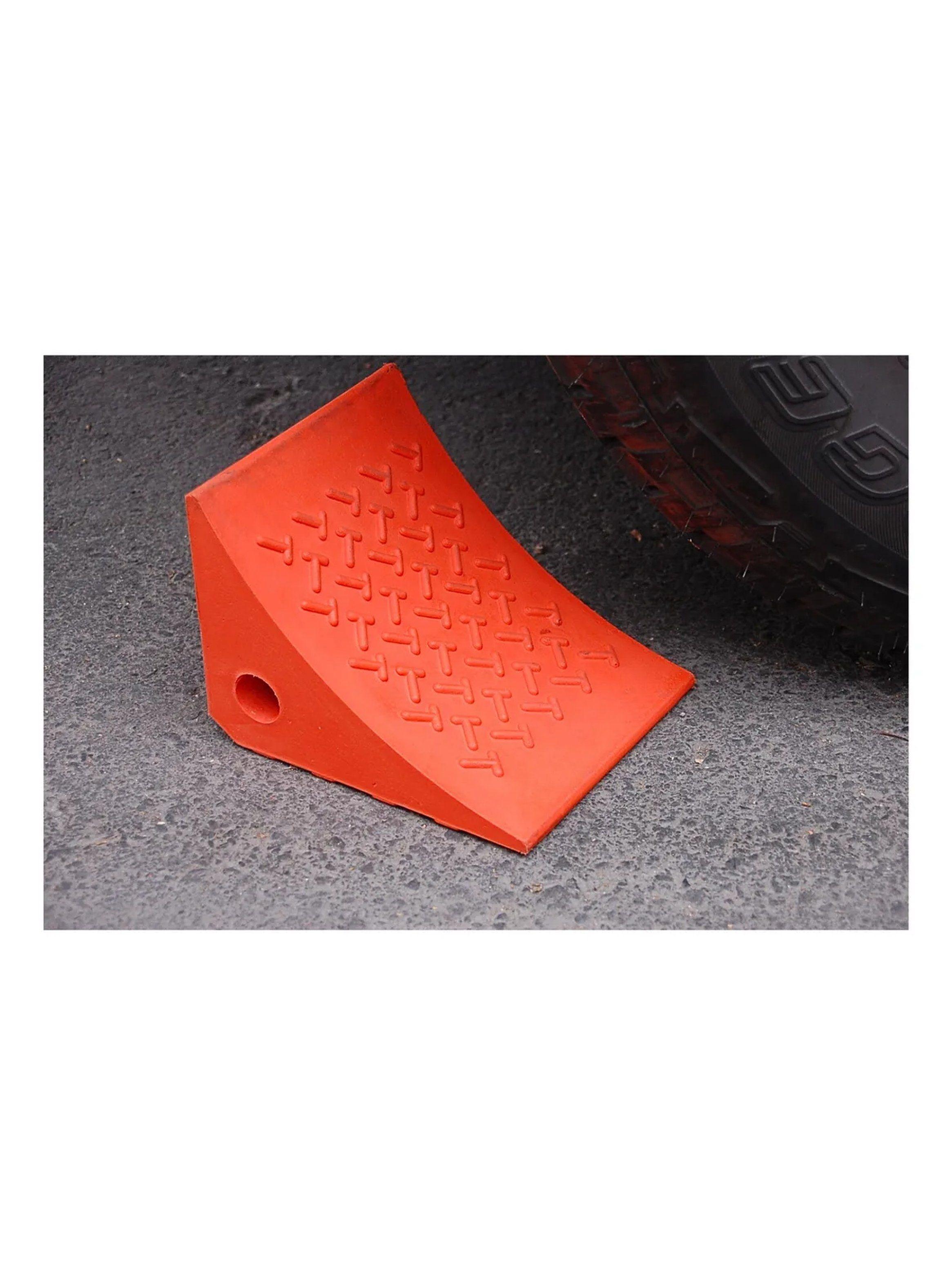 Cuna de Goma Antideslizante Roja para Bloqueo y Seguridad-8