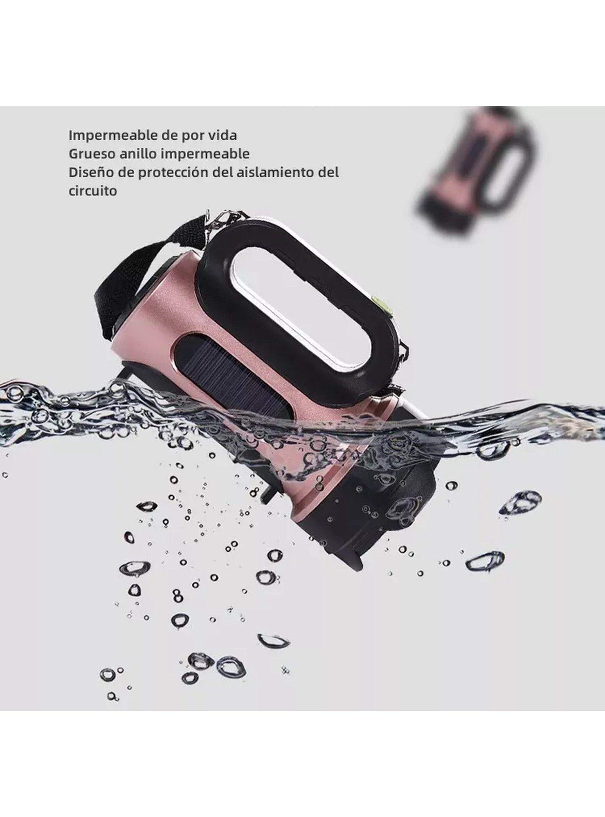 Linterna Recargable Solar LED COB Alta Potencia Portátil-6