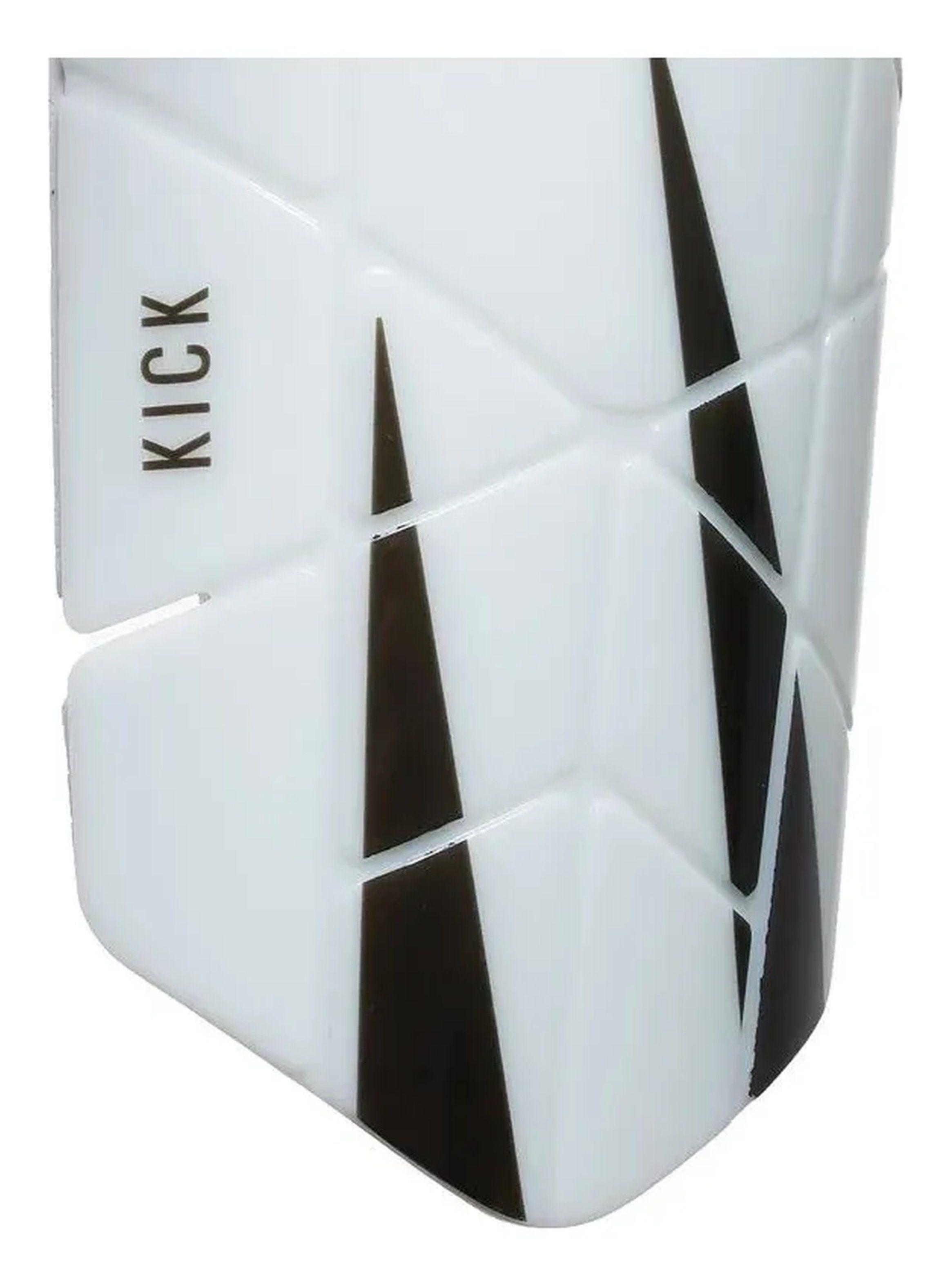 Espinilleras Futbol Protector Talla Única Blanco-3
