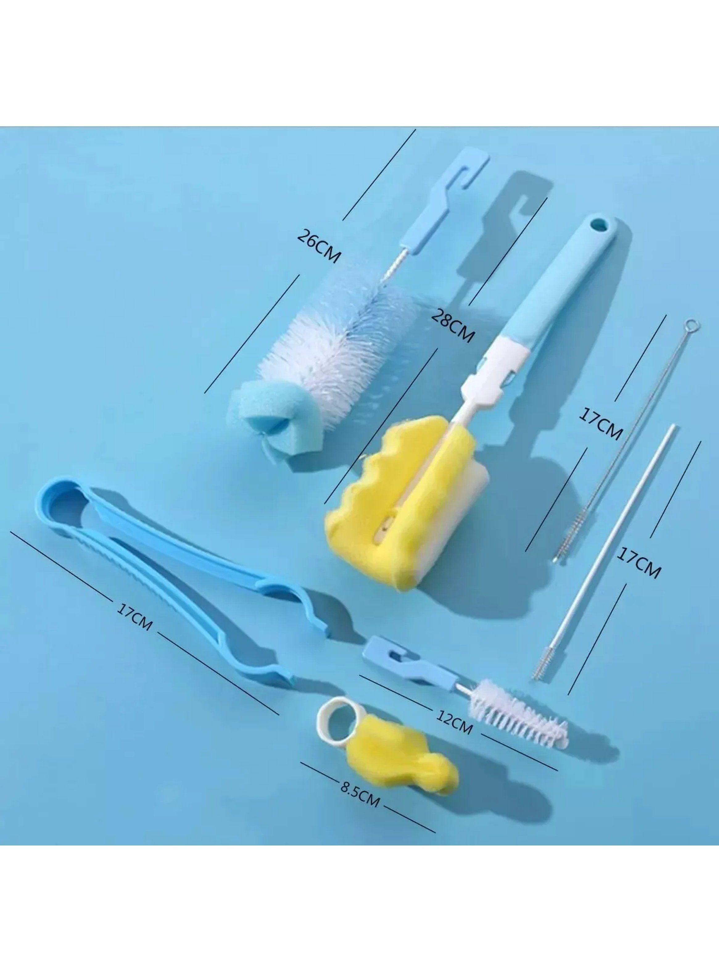 Escurridor de Biberones y Accesorios Desmontable Plástico Verde-9