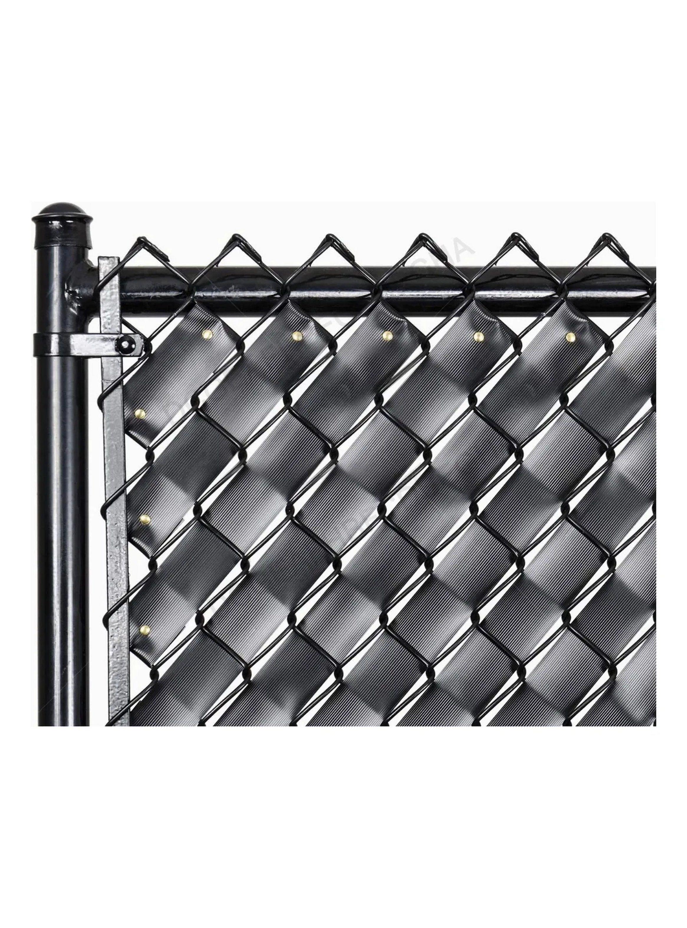 Cinta de Ocultación para Cercos de Malla Metálica 60m 4.5cm Negro-0