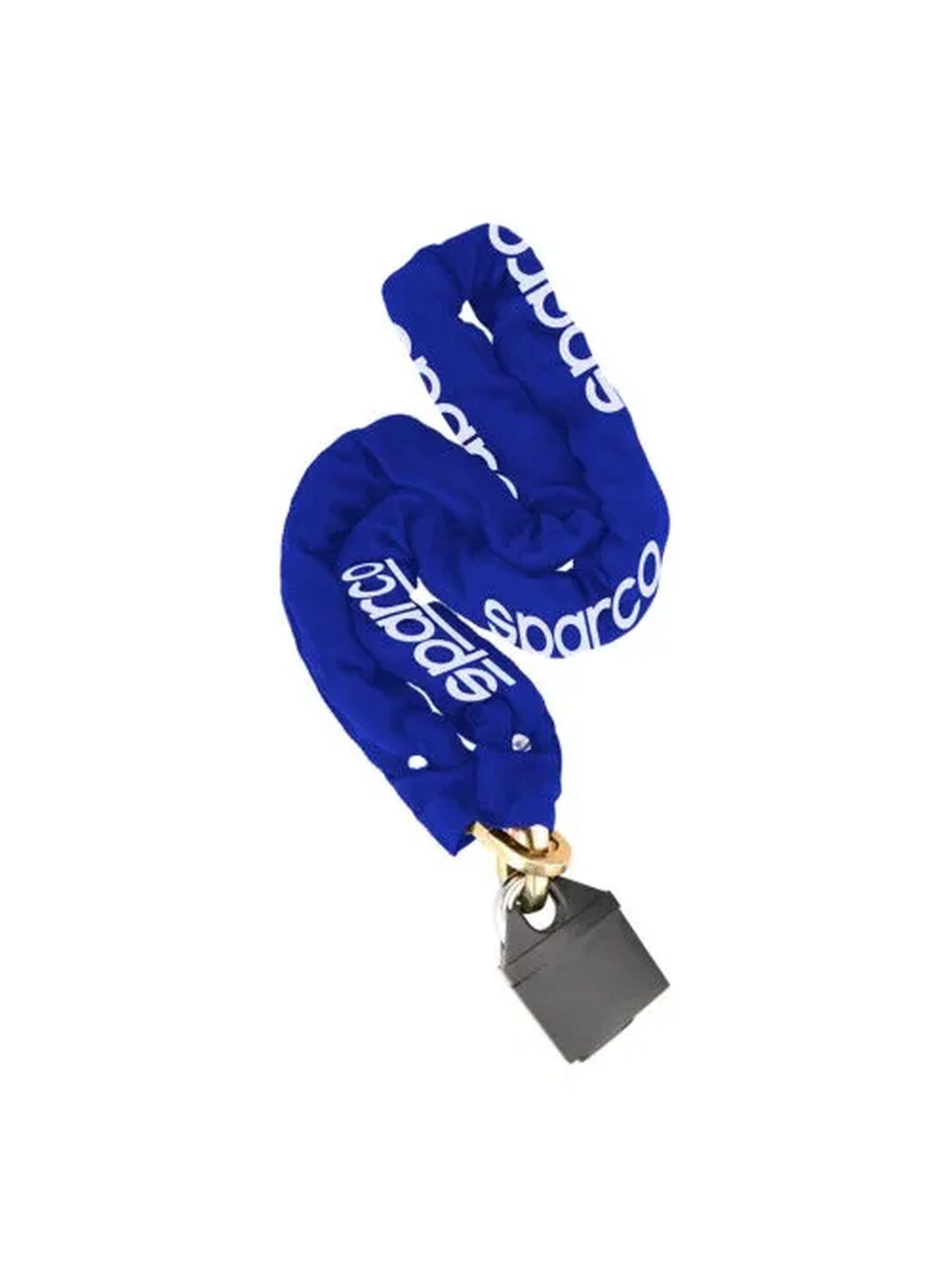 Candado de Cadena Antirrobo Para Neumáticos Metal Reforzado Azul-4