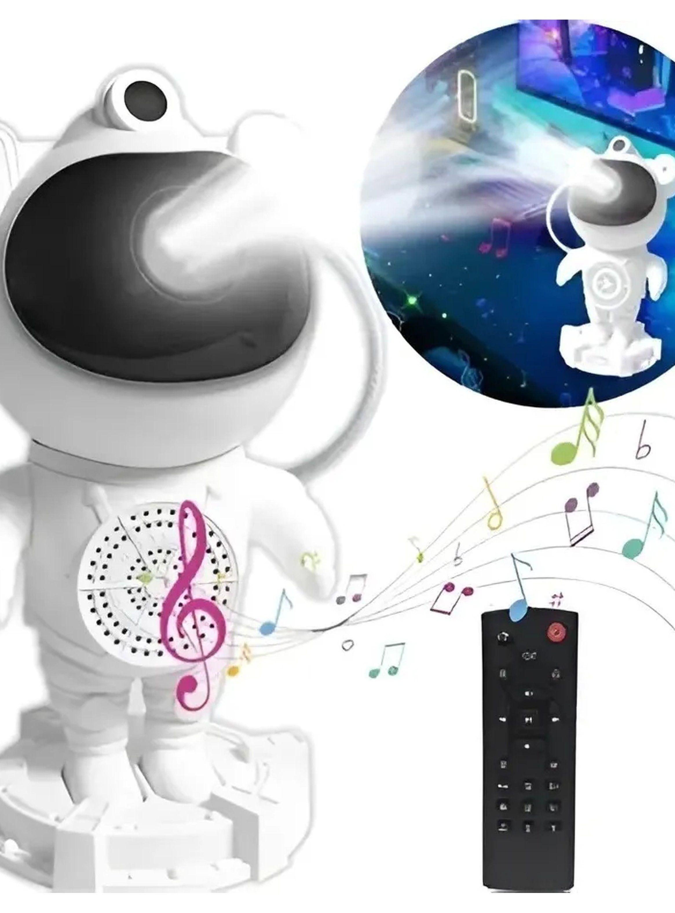 Lámpara Proyector Astronauta LED Multicolor Control Remoto-5