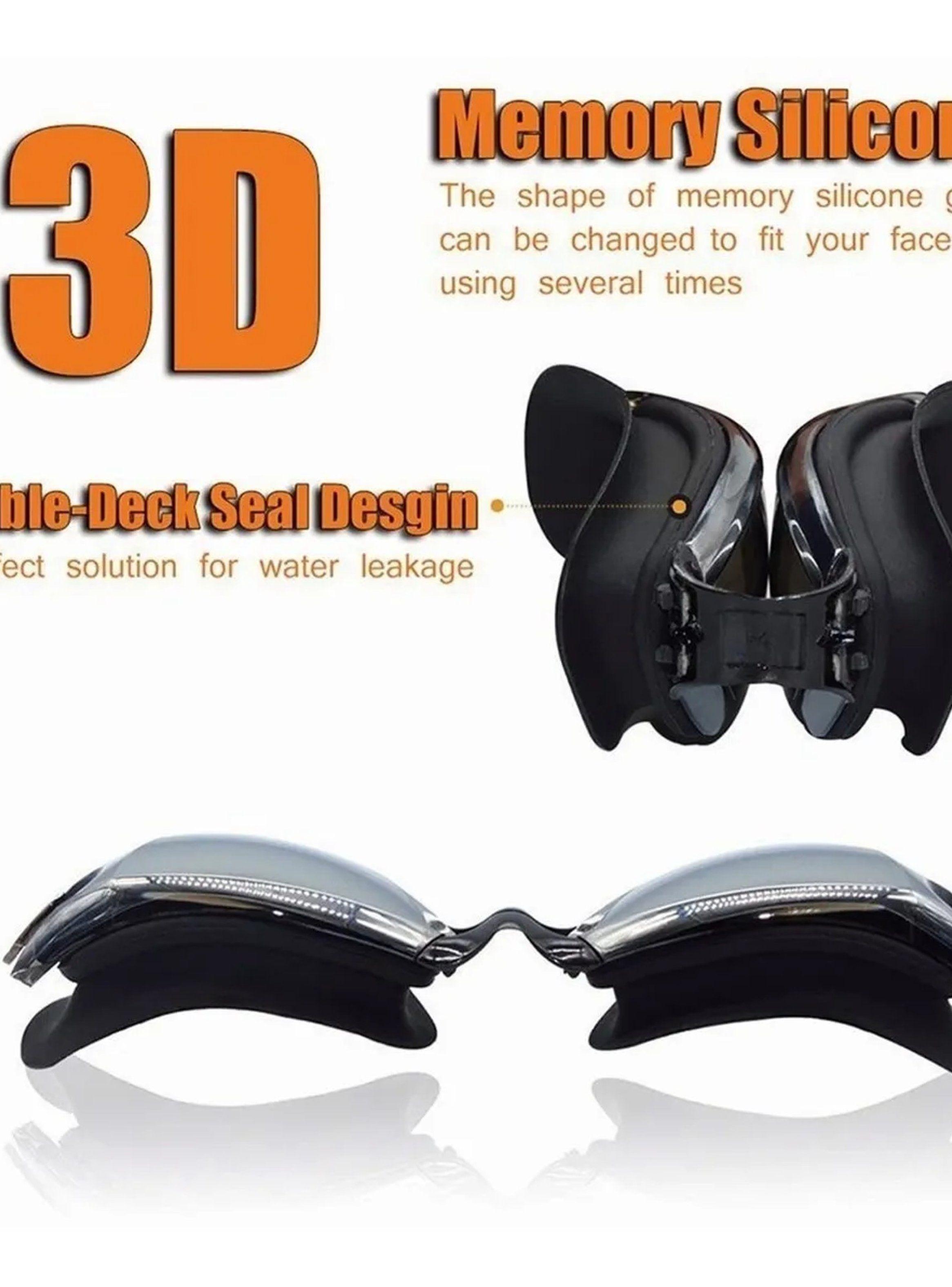 Gafas De Natación Antifugas Polarizadas Con Tapones De Oídos-2