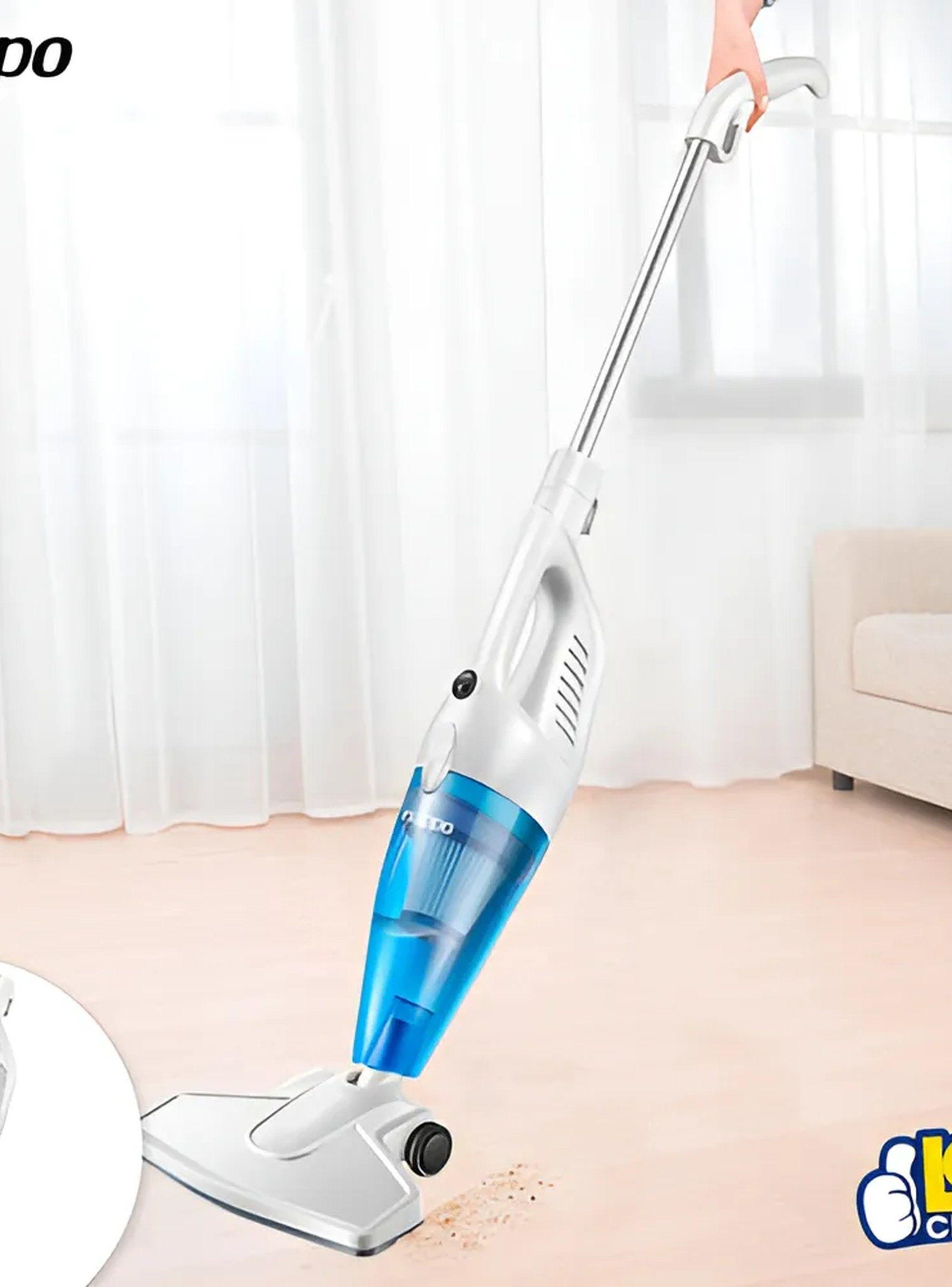 Aspiradora Vertical 2 en 1 Filtro HEPA Blanco-6