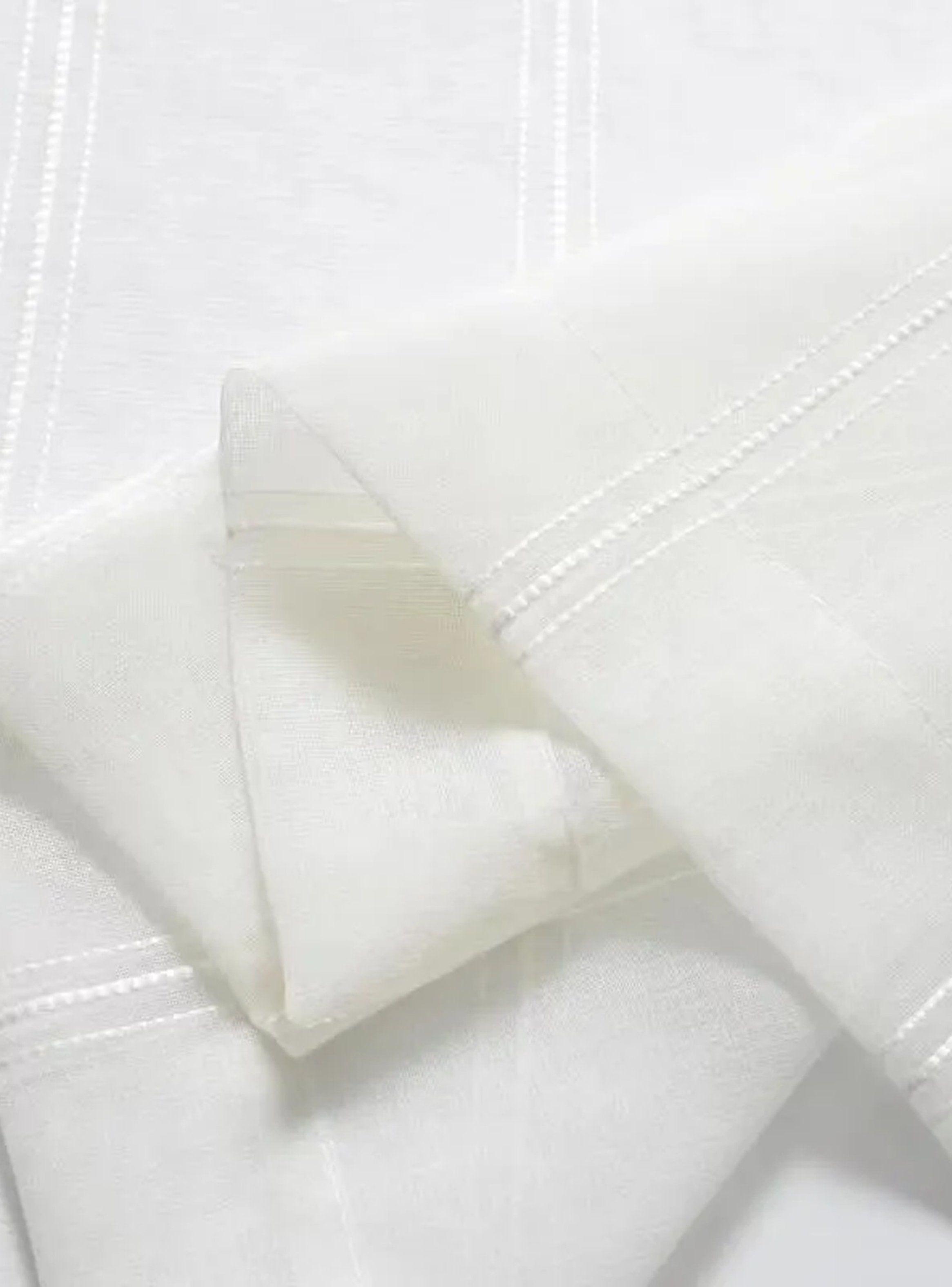 Cortinas Transparentes de Tela Blanca con Ojetes-5