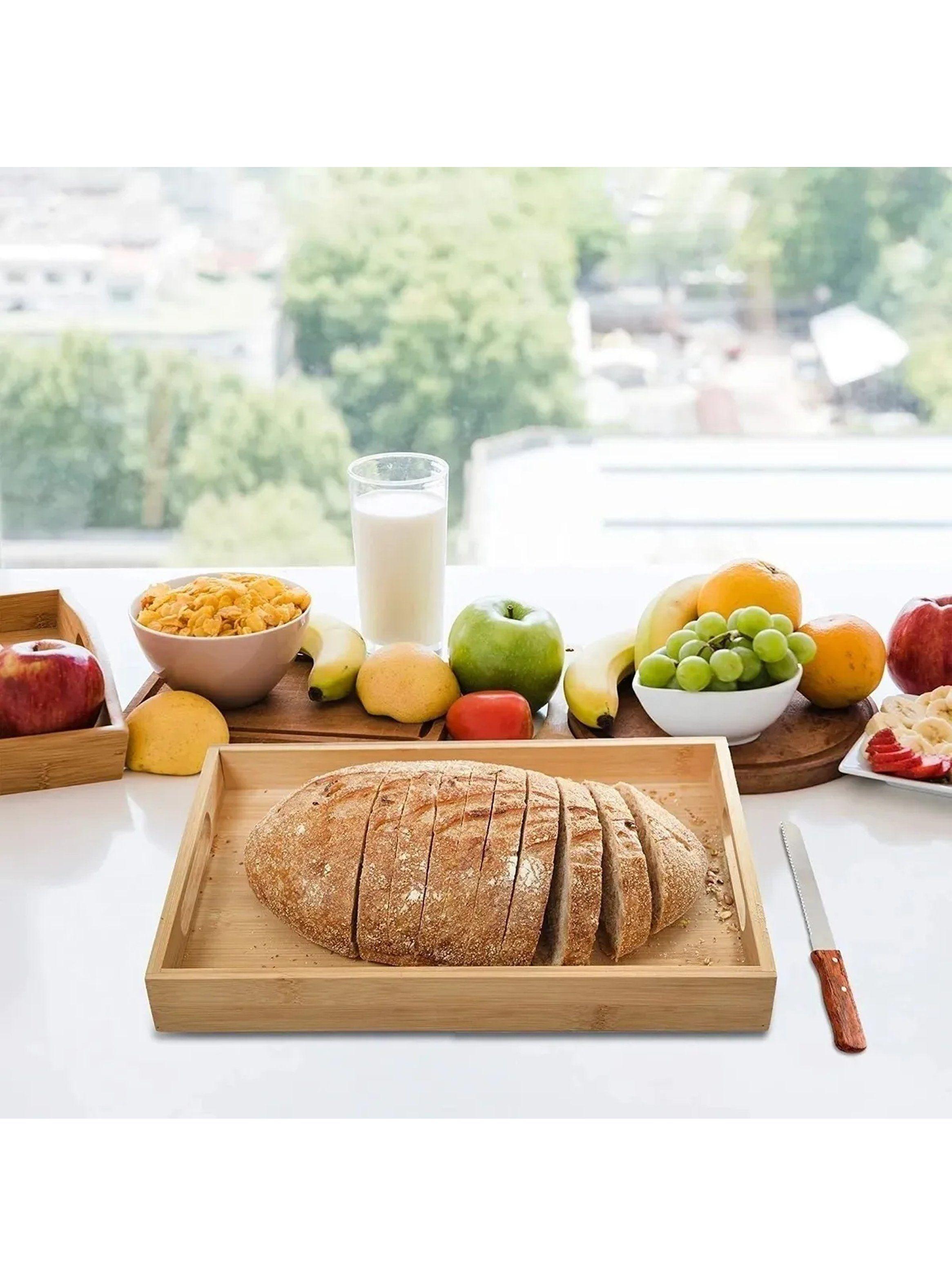 Cortador de Pan de Bambú Ajustable Ranurado-6