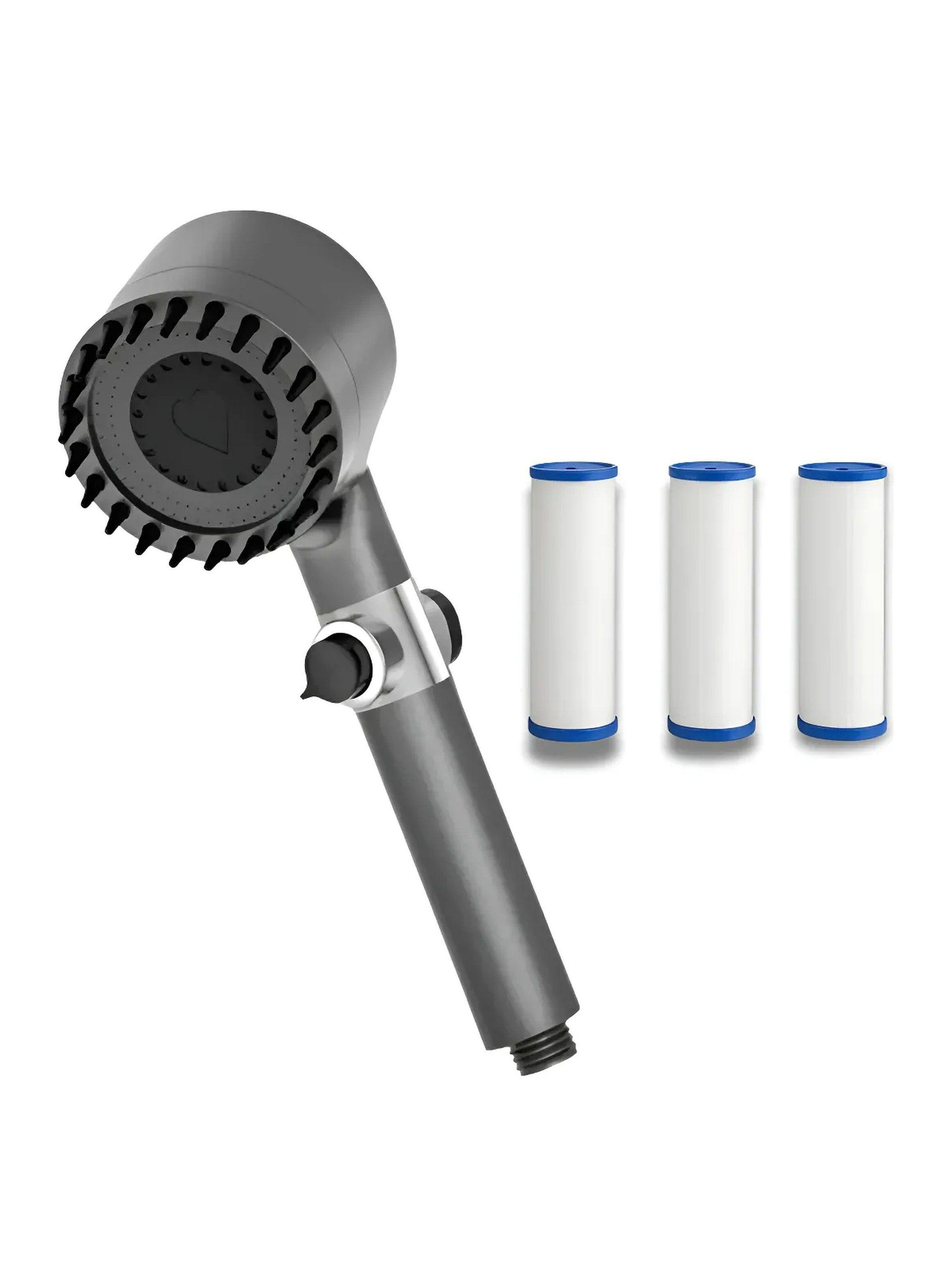 Cabezal De Ducha Multifuncional Alta Presión Con Filtros Reemplazables-0