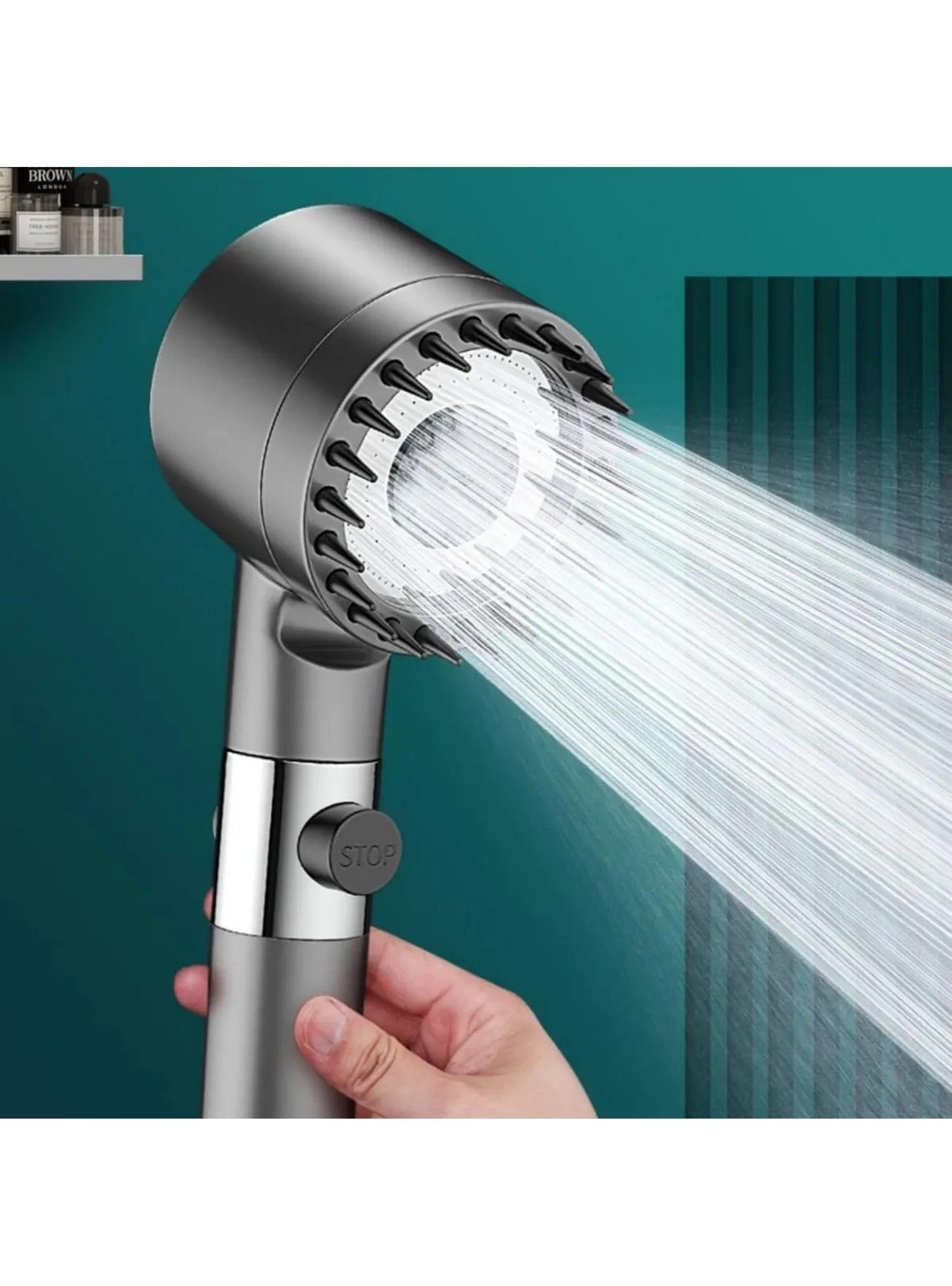 Cabezal De Ducha Multifuncional Alta Presión Con Filtros Reemplazables-7