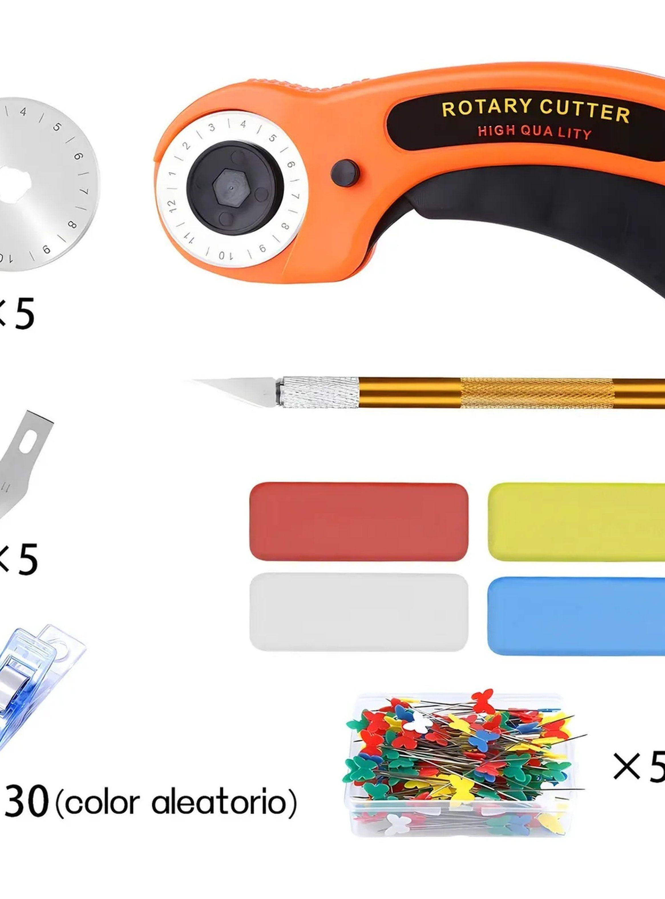 Cortador Rotatorio Manual Multiuso Tela Papel Cuero-3