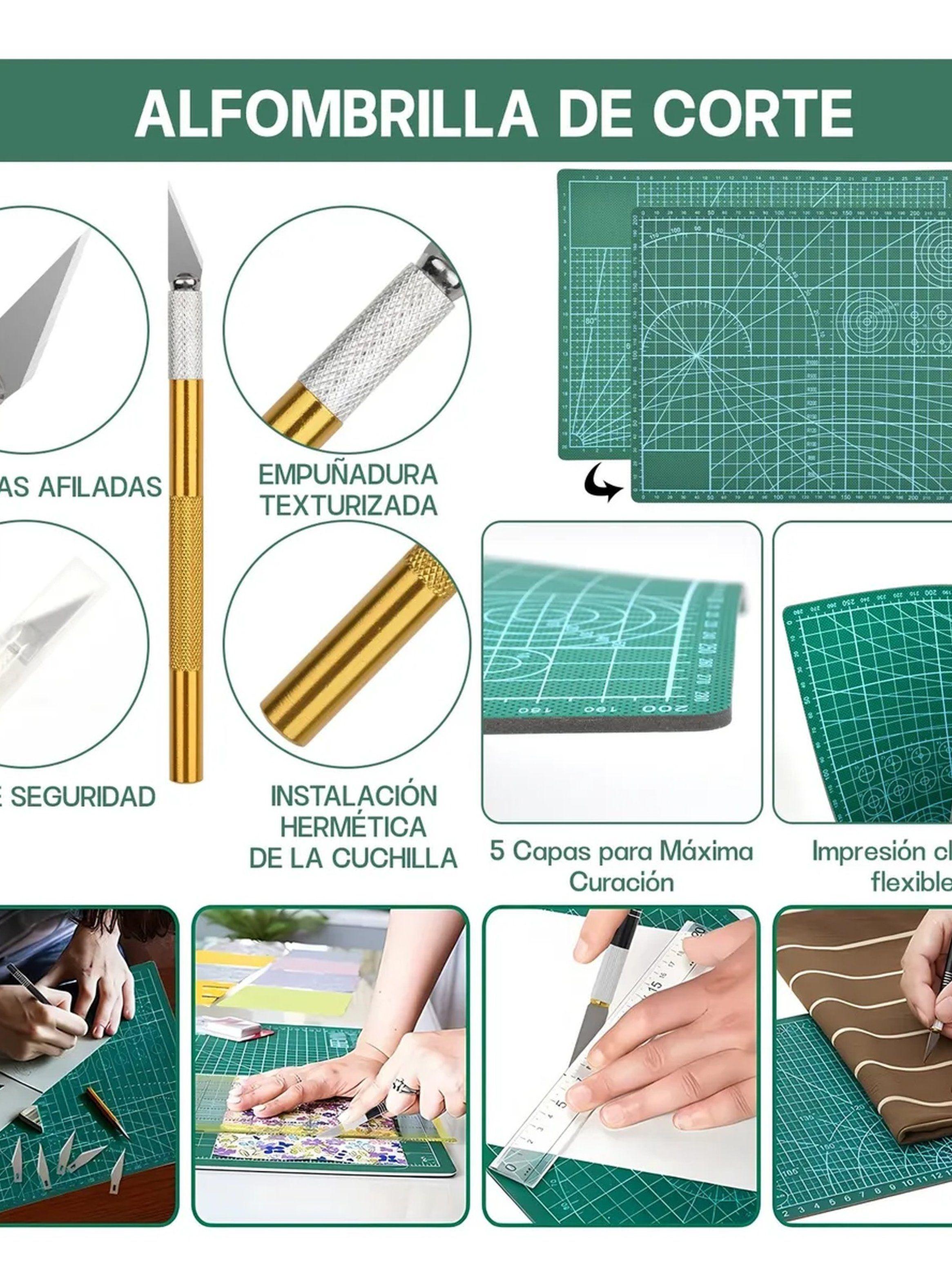 Cortador Rotatorio Manual Multiuso Tela Papel Cuero-4