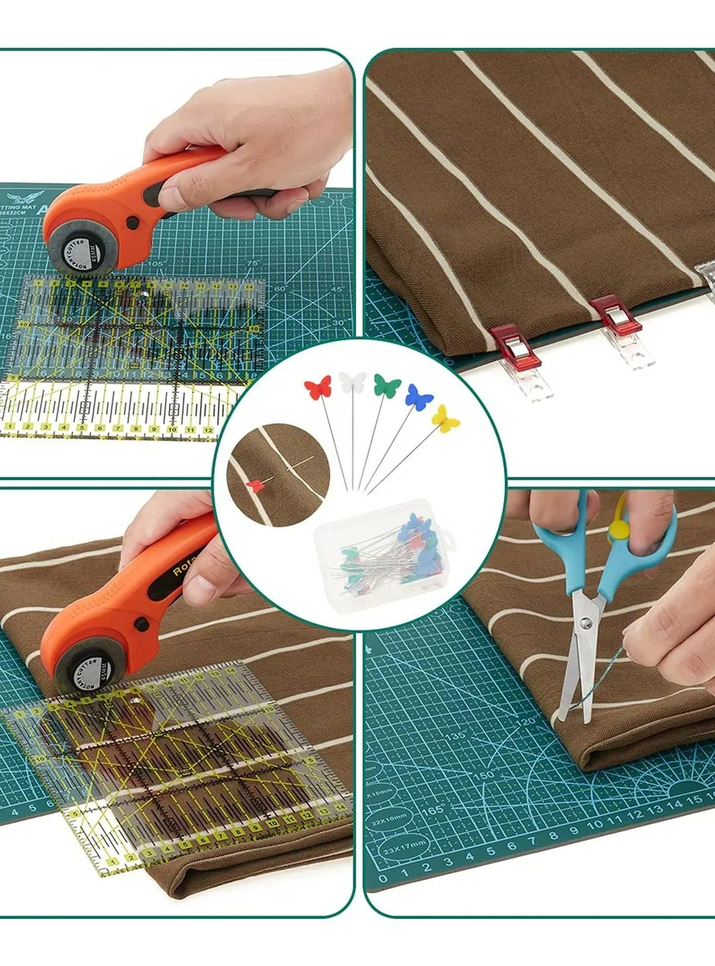 Cortador Rotatorio Manual Multiuso Tela Papel Cuero-9