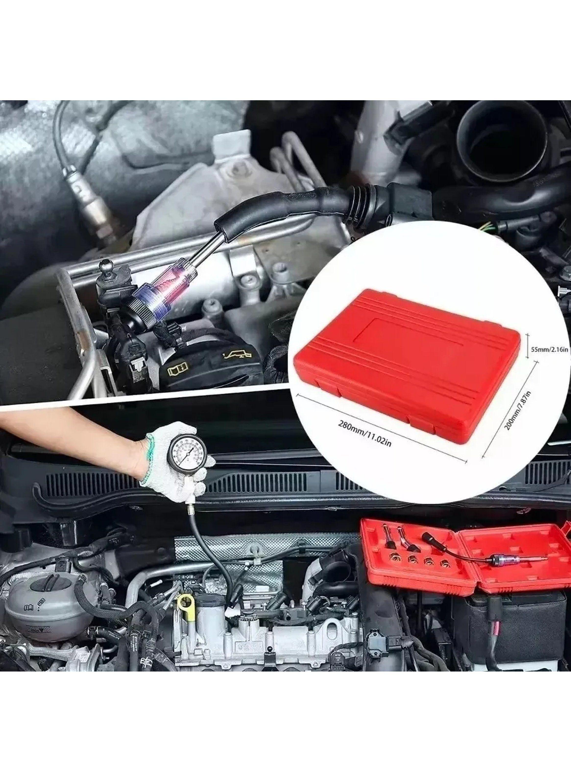 Kit de Medidor de Compresión para Motores con Accesorios-3