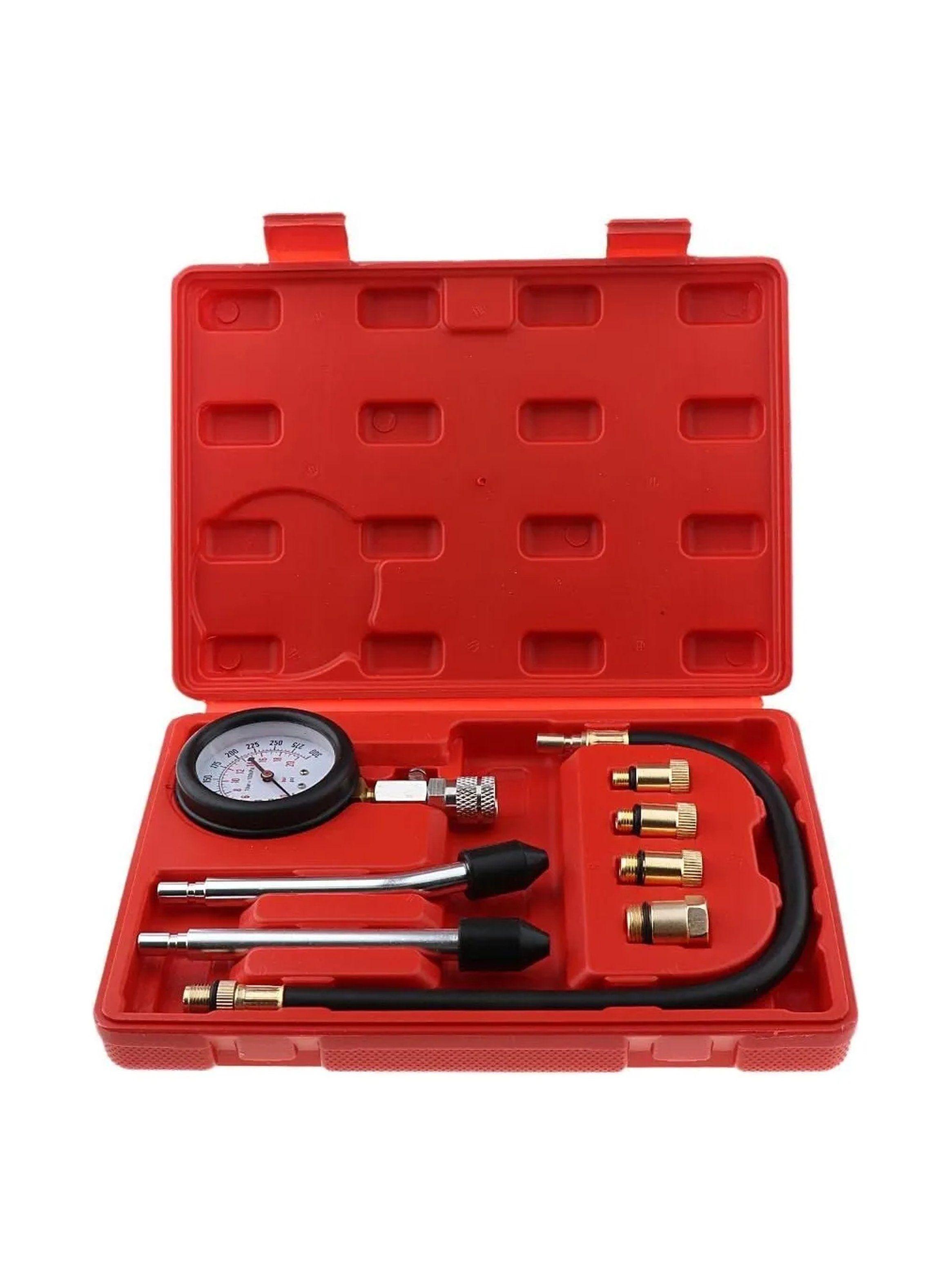 Kit de Medidor de Compresión para Motores con Accesorios-6