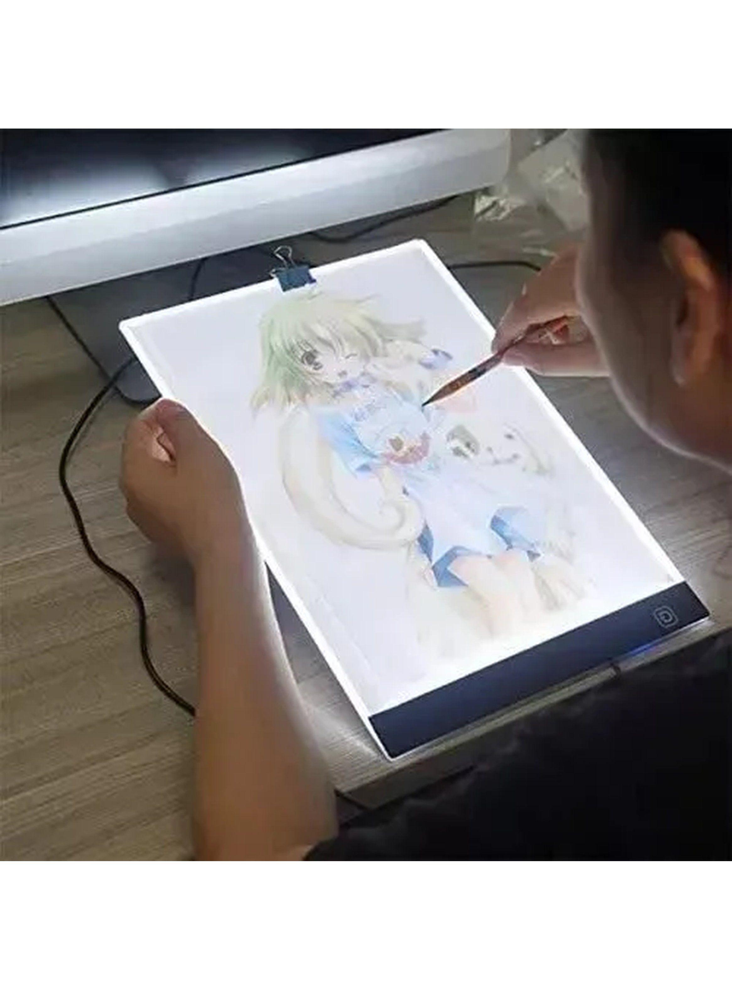 Tableta de Dibujo LED Ultra Delgado Luz Ajustable A4-2