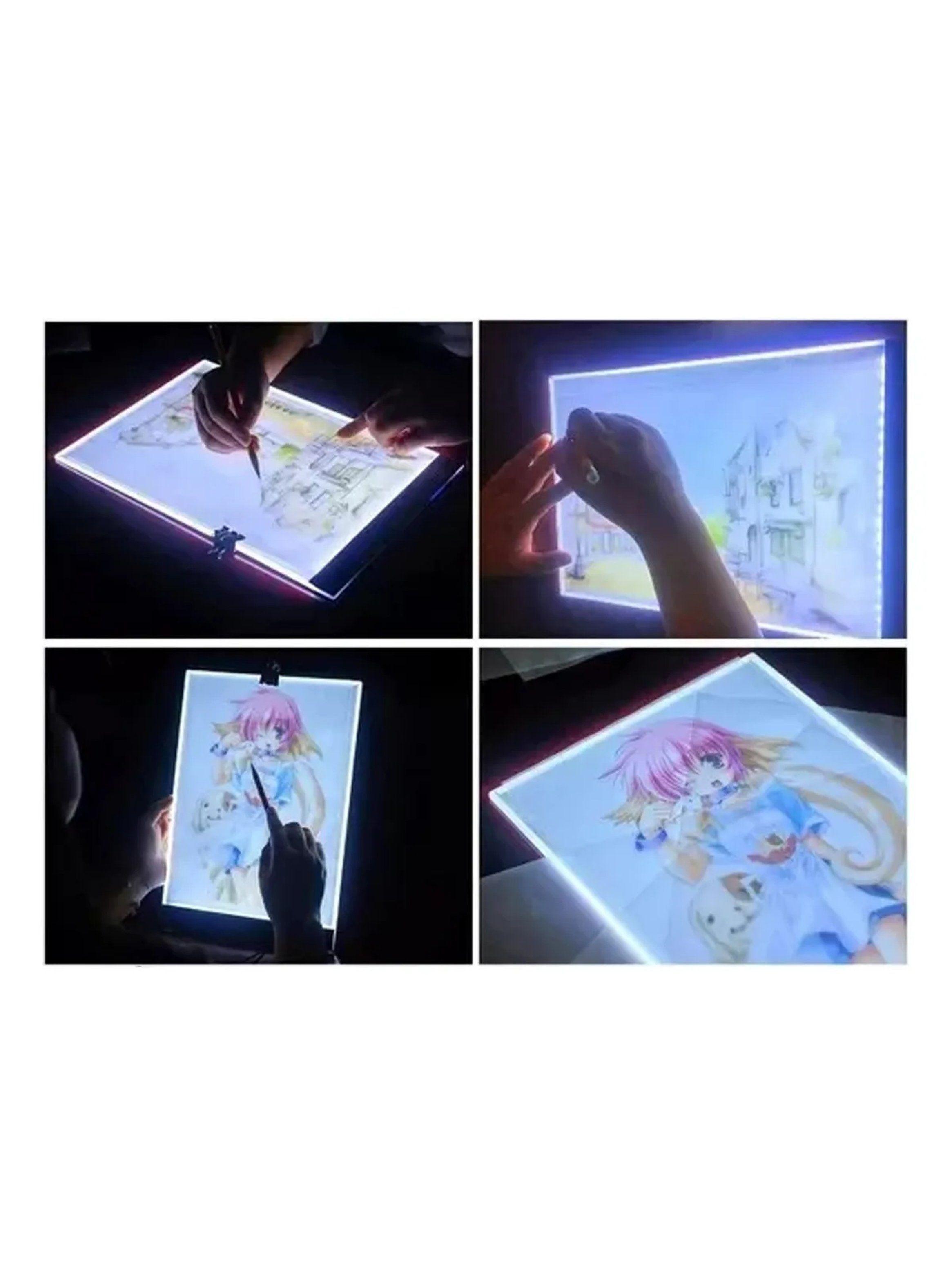 Tableta de Dibujo LED Ultra Delgado Luz Ajustable A4-5