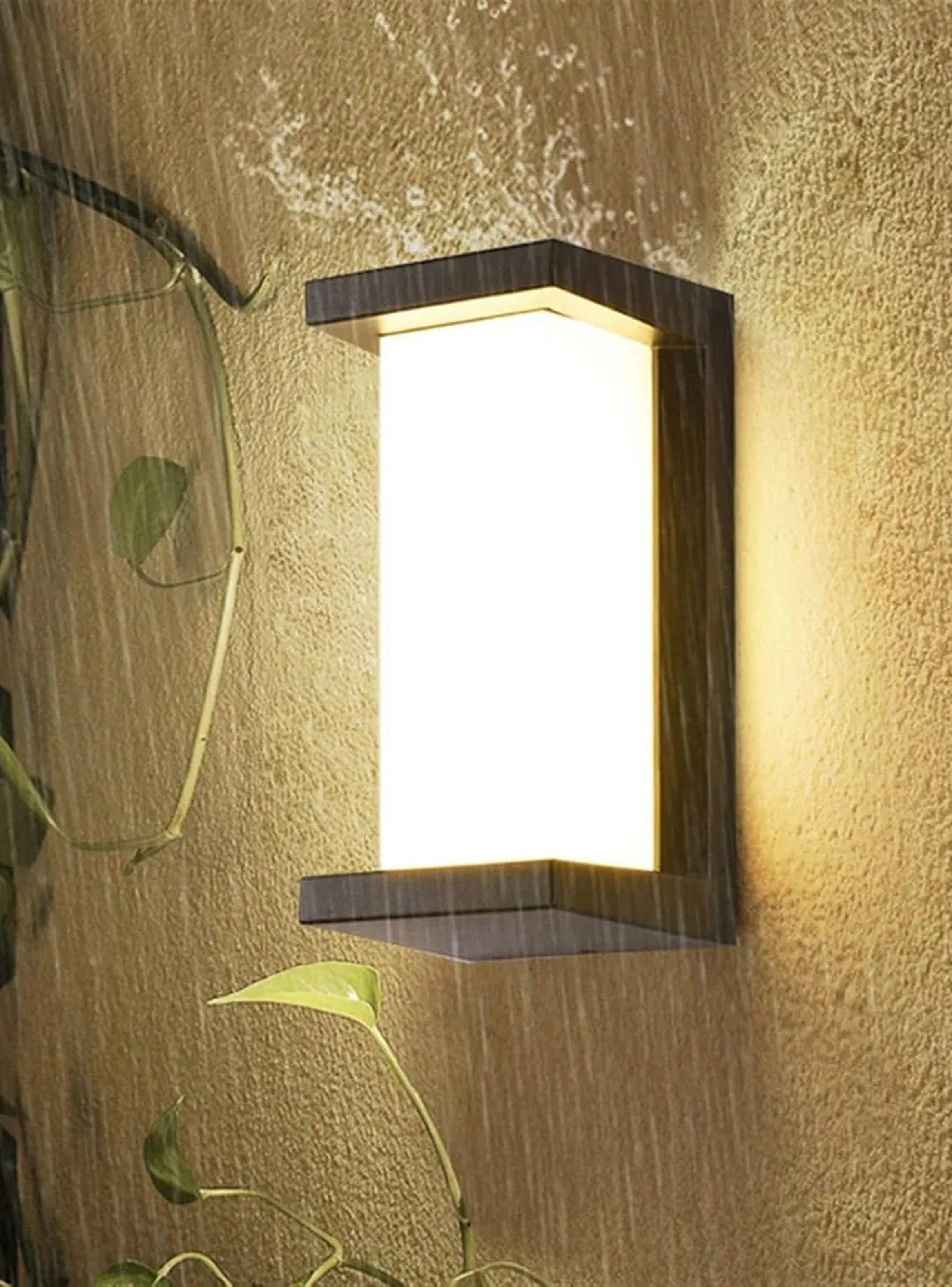 Lámpara de Pared LED Exterior Anticorrosiva IP44 Aluminio Negro-6