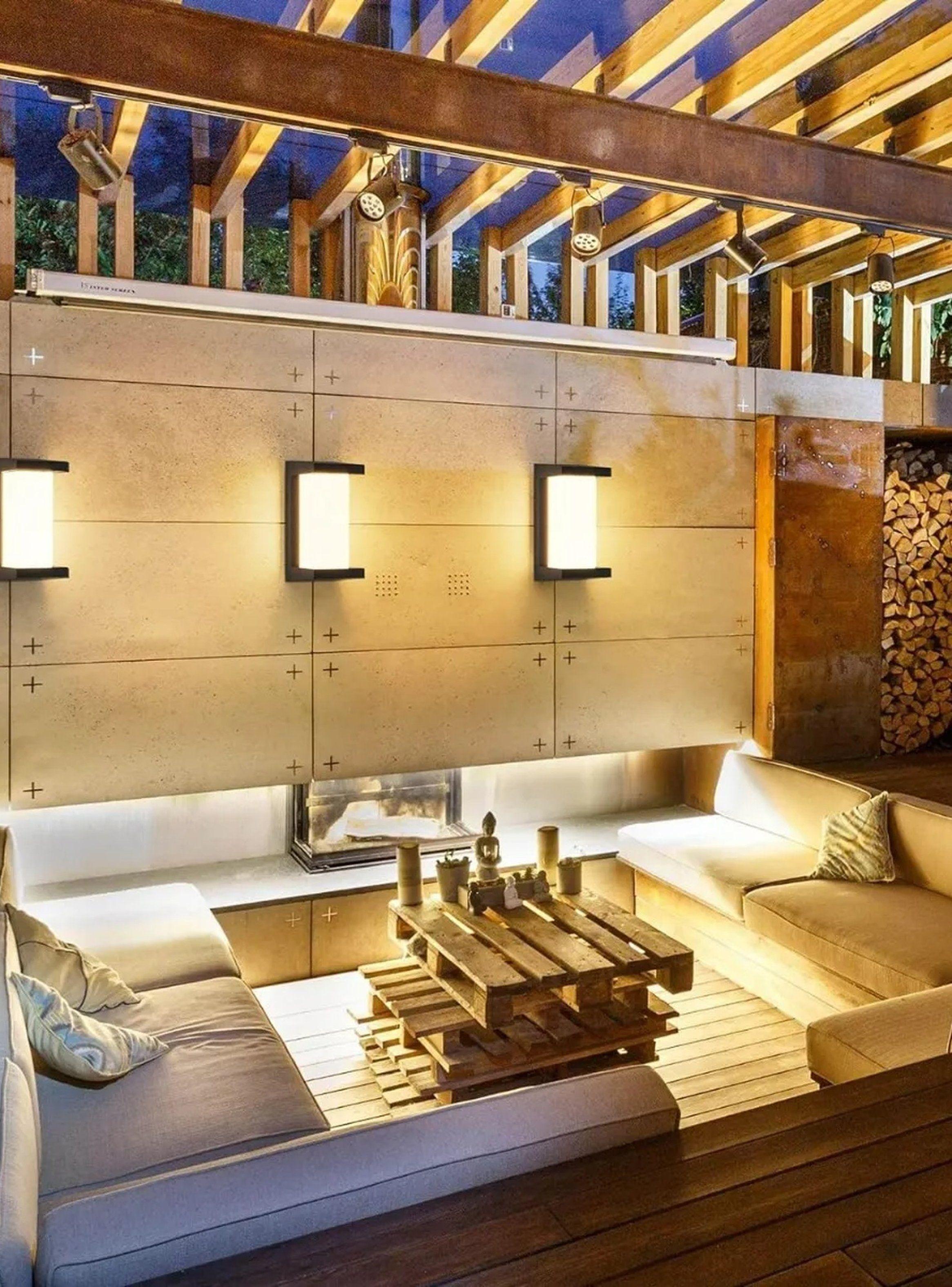 Lámpara de Pared LED Exterior Anticorrosiva IP44 Aluminio Negro-7