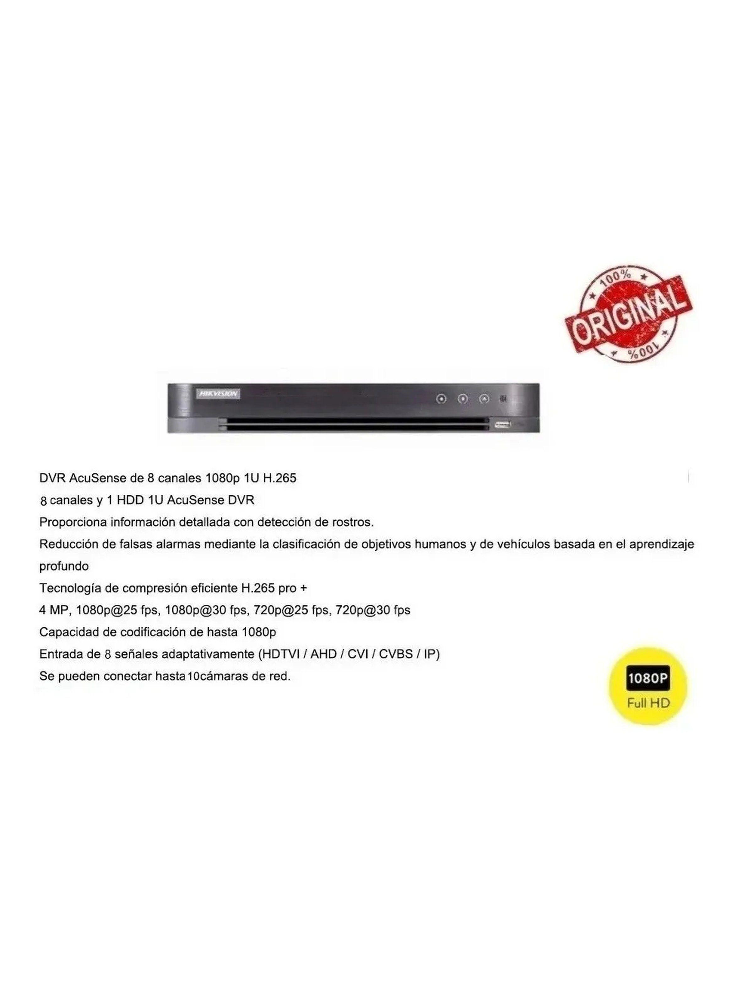 Kit de Cámaras de Seguridad 2MP ColorVu DVR 8 Canales H.265-2
