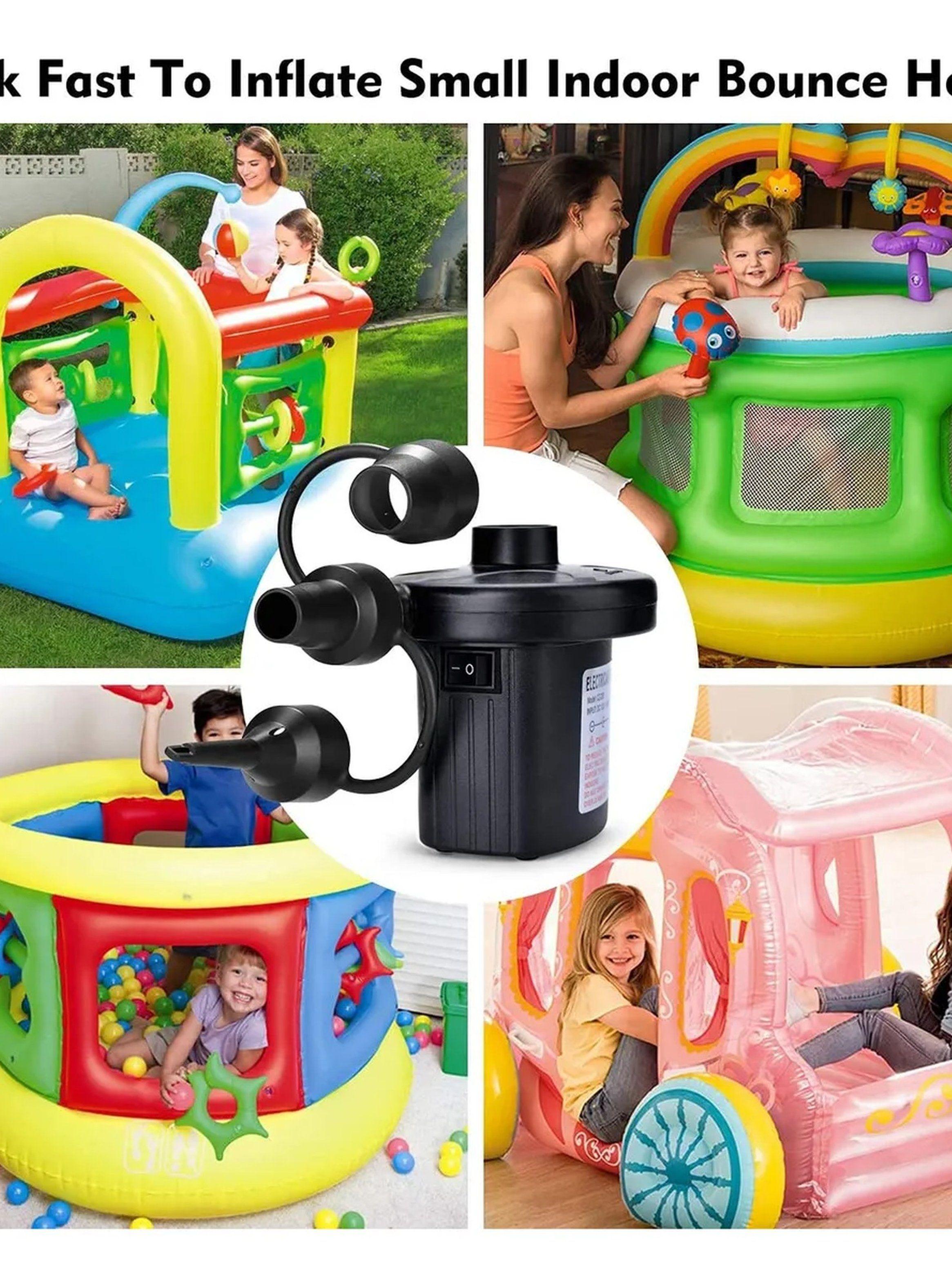 Bomba de Aire Eléctrica Portátil Inflado y Desinflado Cargador 12V-8