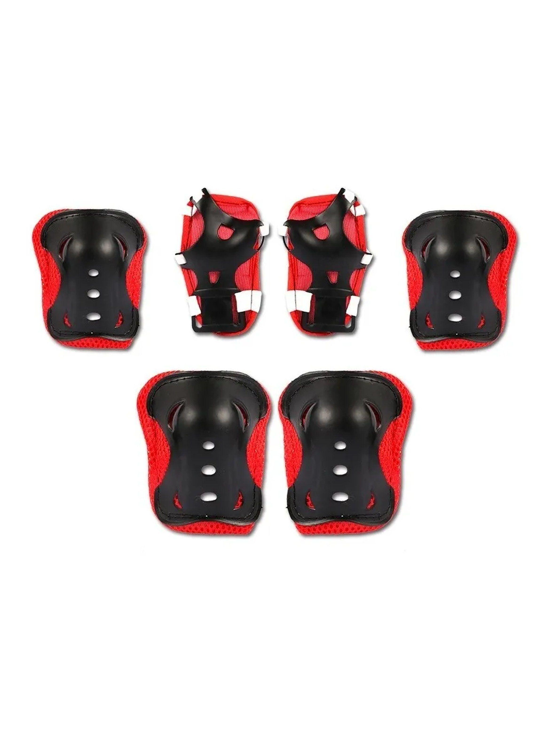 Casco de Skate con Protecciones Ajustables Rojo-2
