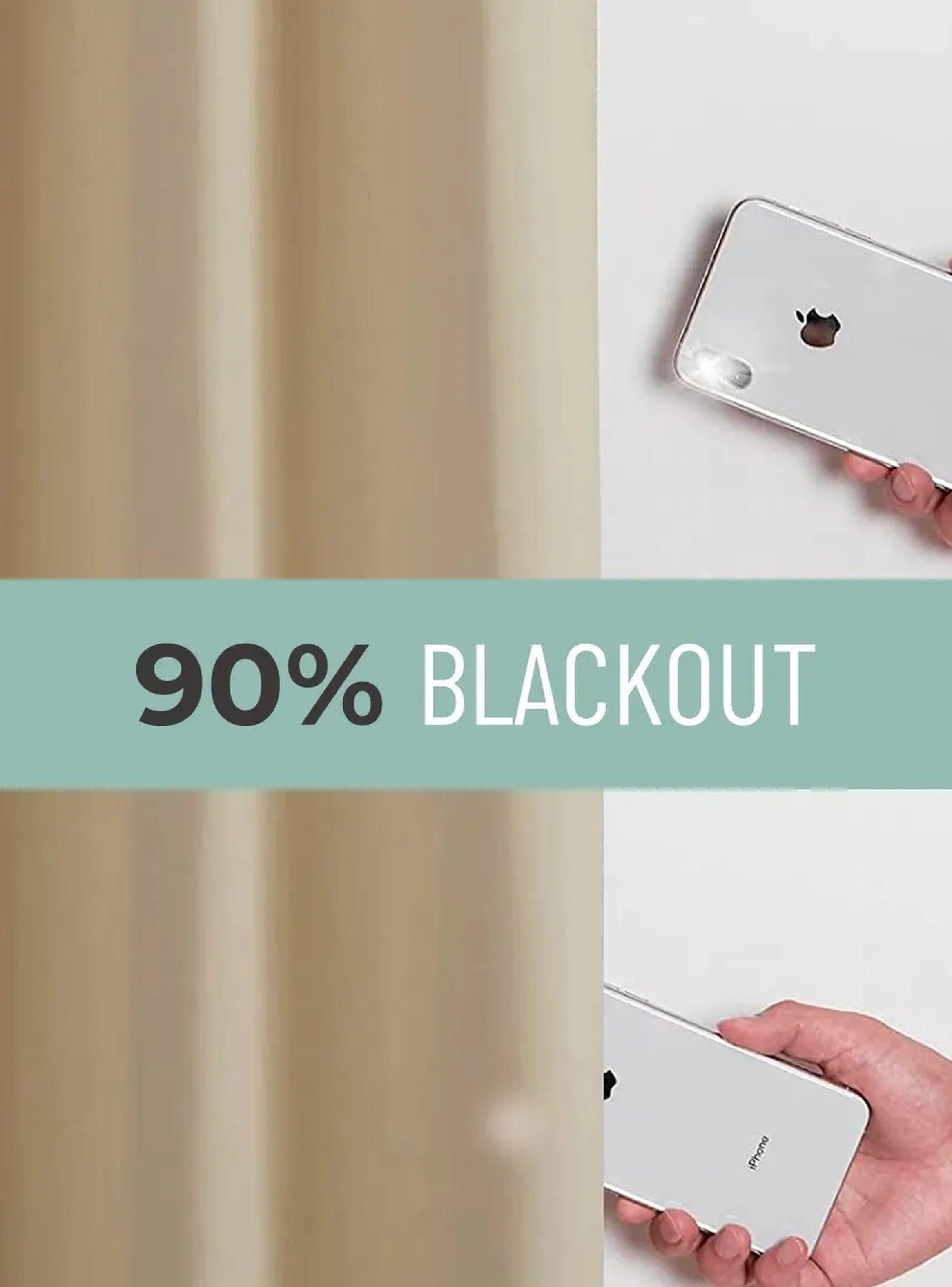 Cortinas Blackout Color Beige Aislantes Térmicas 90%-2