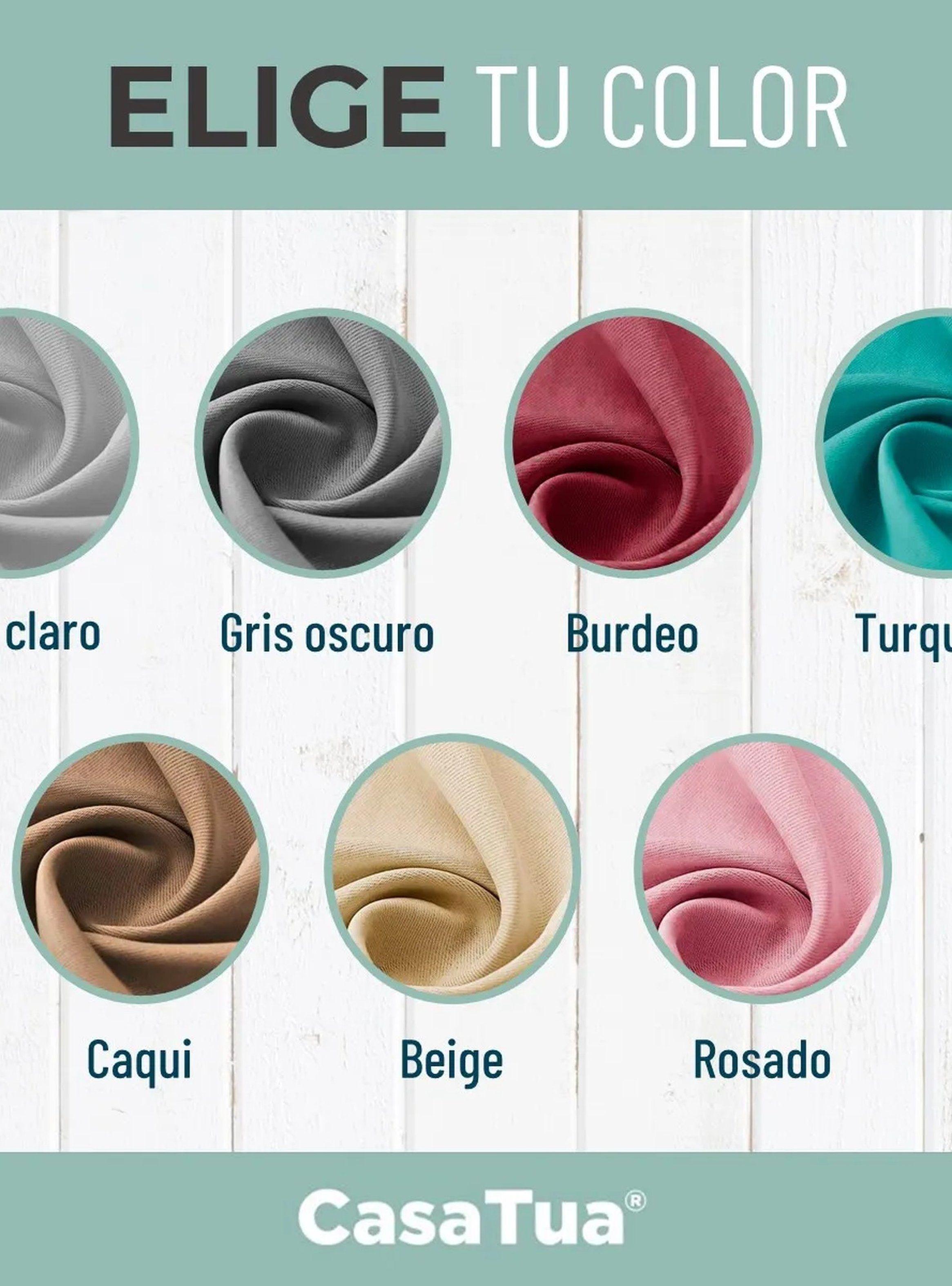 Cortinas Blackout Color Beige Aislantes Térmicas 90%-6