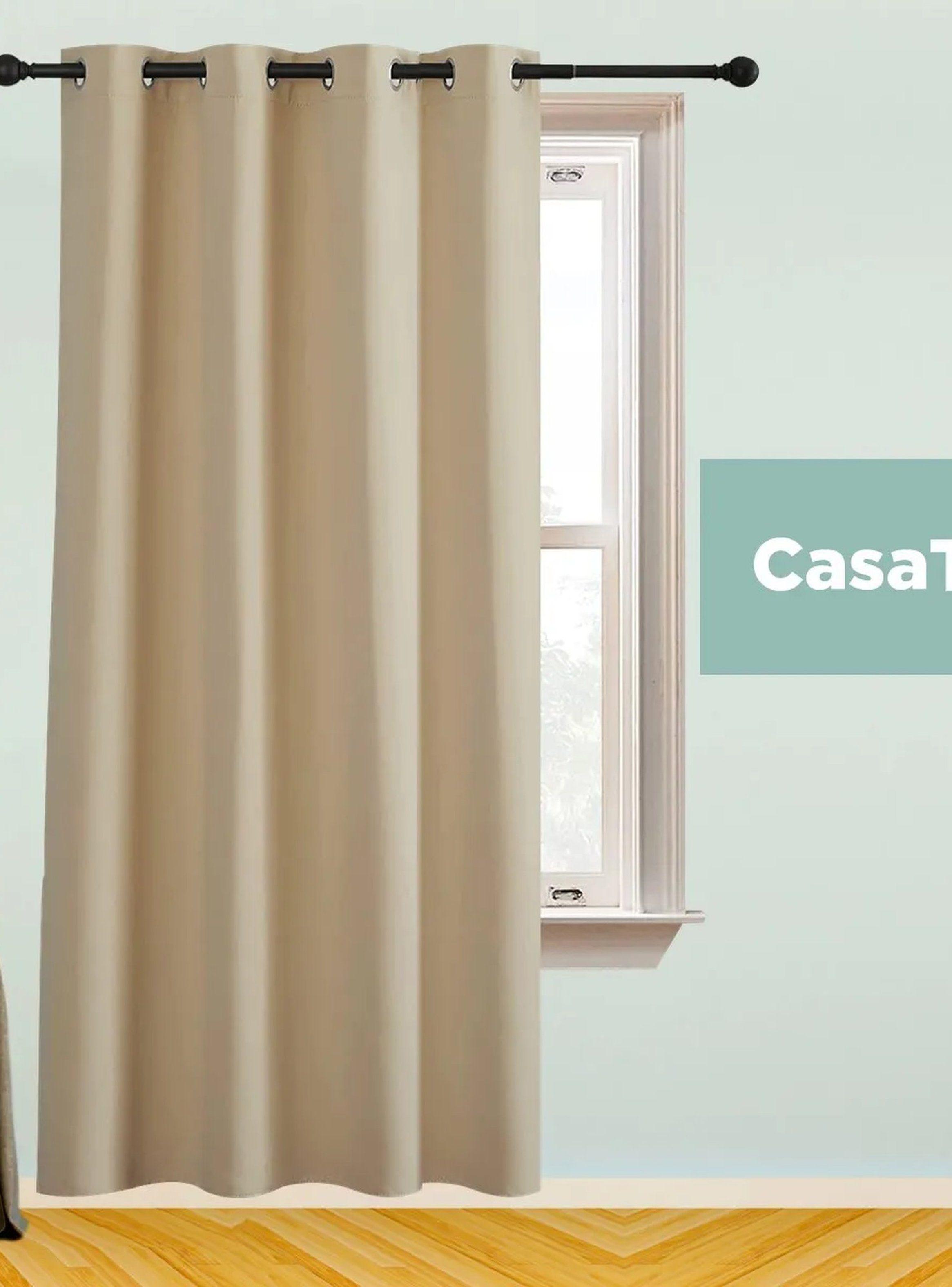 Cortinas Blackout Color Beige Aislantes Térmicas 90%-7