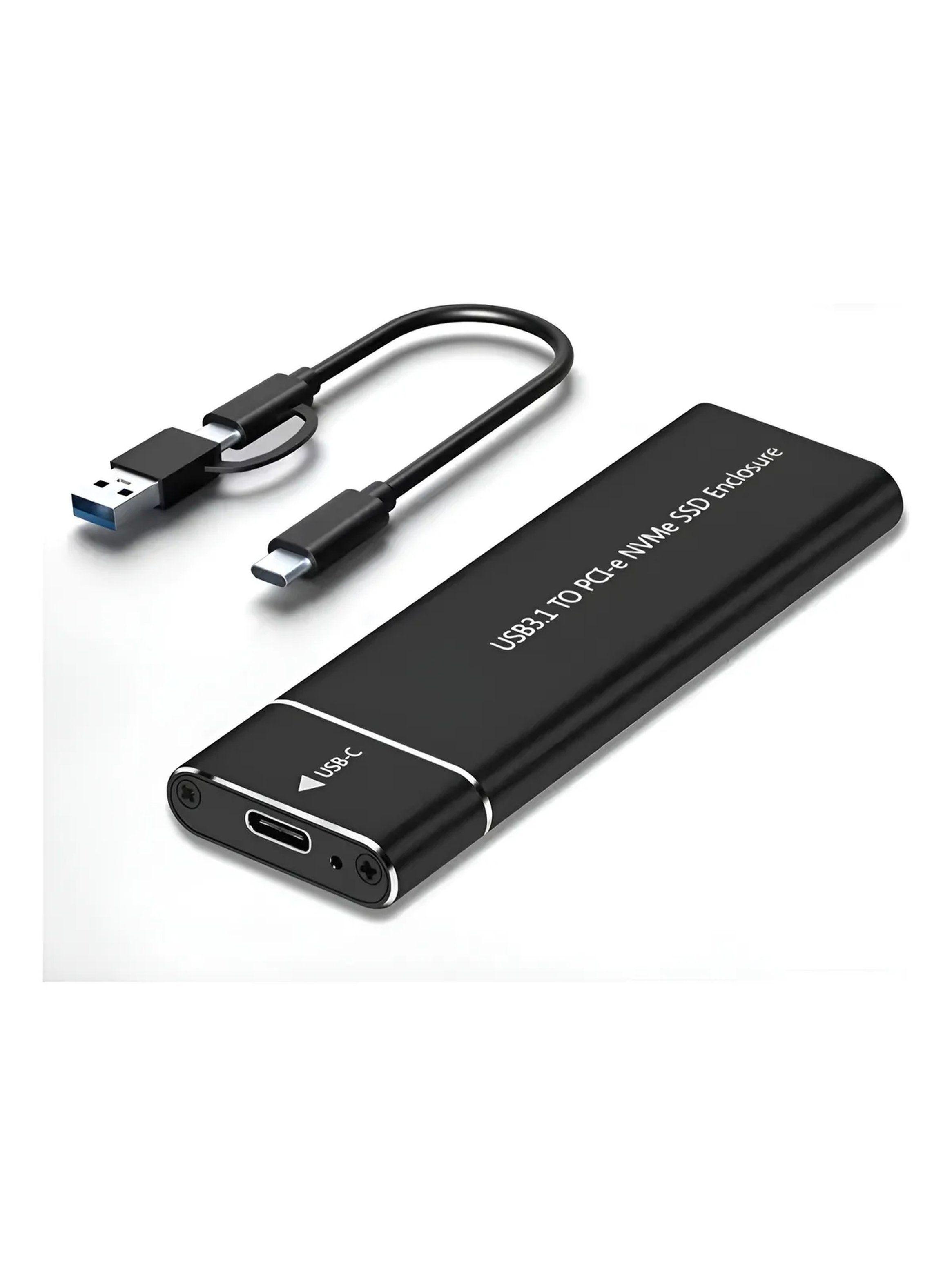 Carcasa SSD NVMe USB 3.1 Tipo C 10Gbps-0