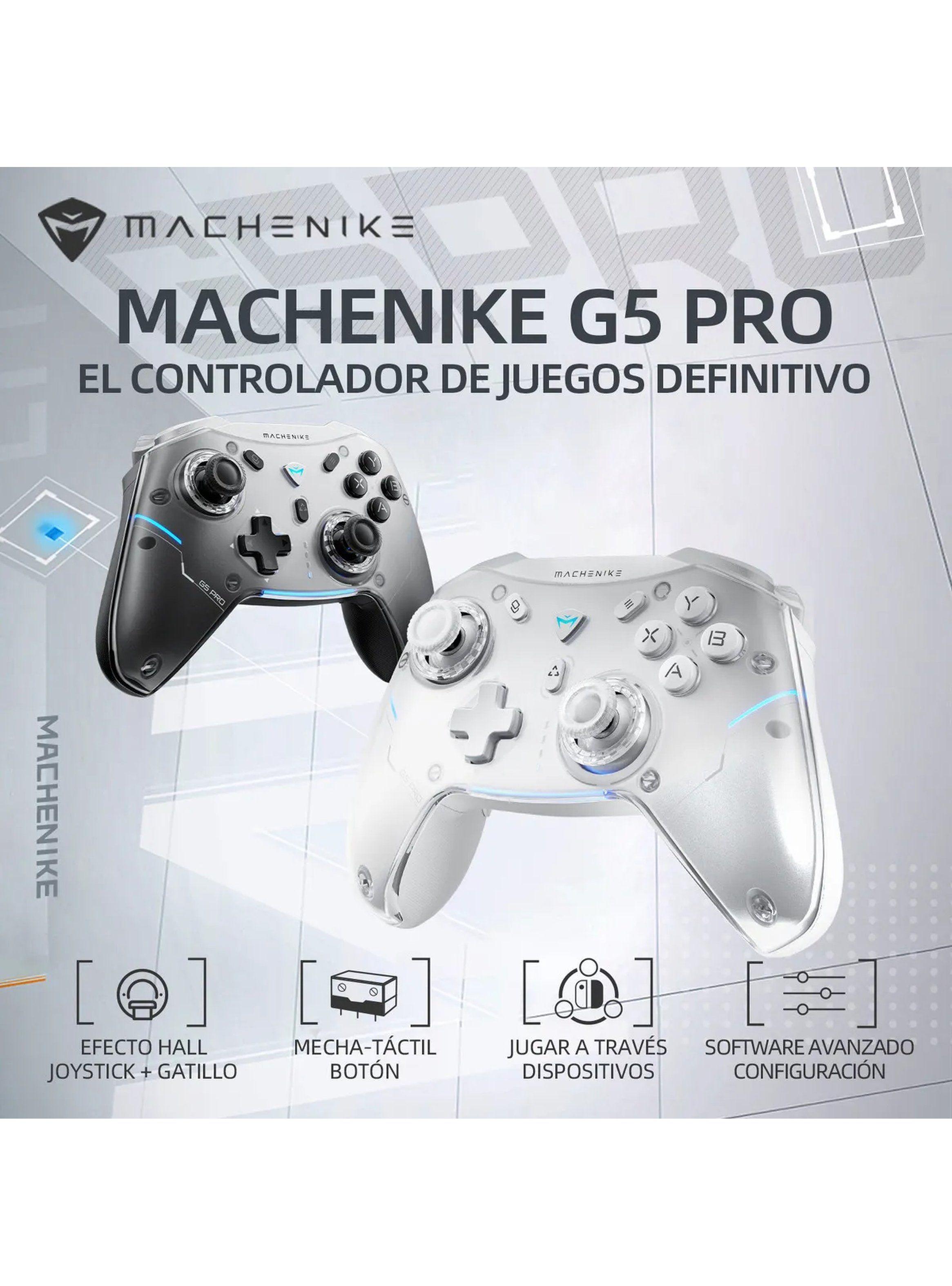 Controlador de Videojuegos G5 Pro Mecánico Blanco Multiplataforma-1