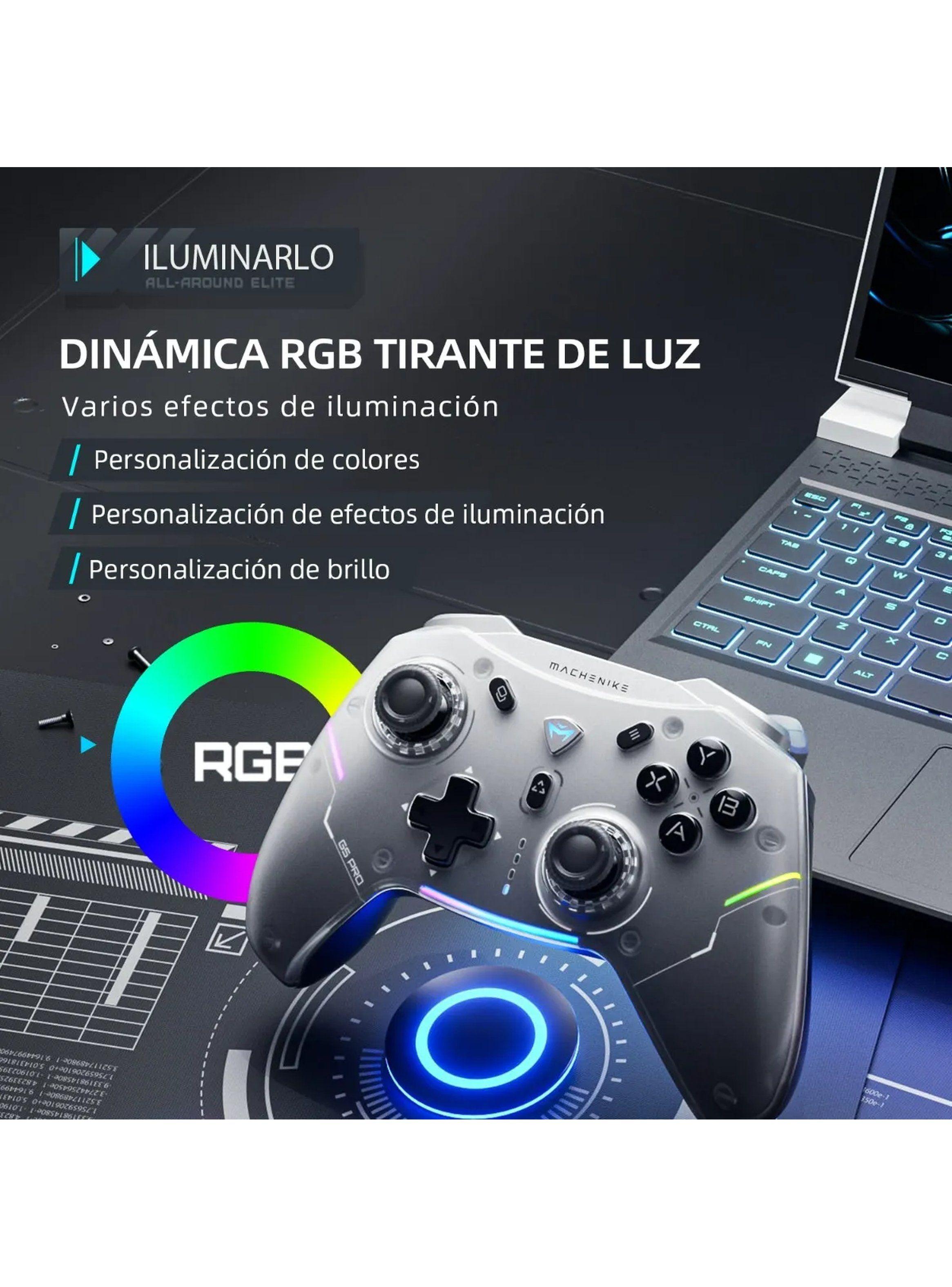 Controlador de Videojuegos G5 Pro Mecánico Blanco Multiplataforma-3