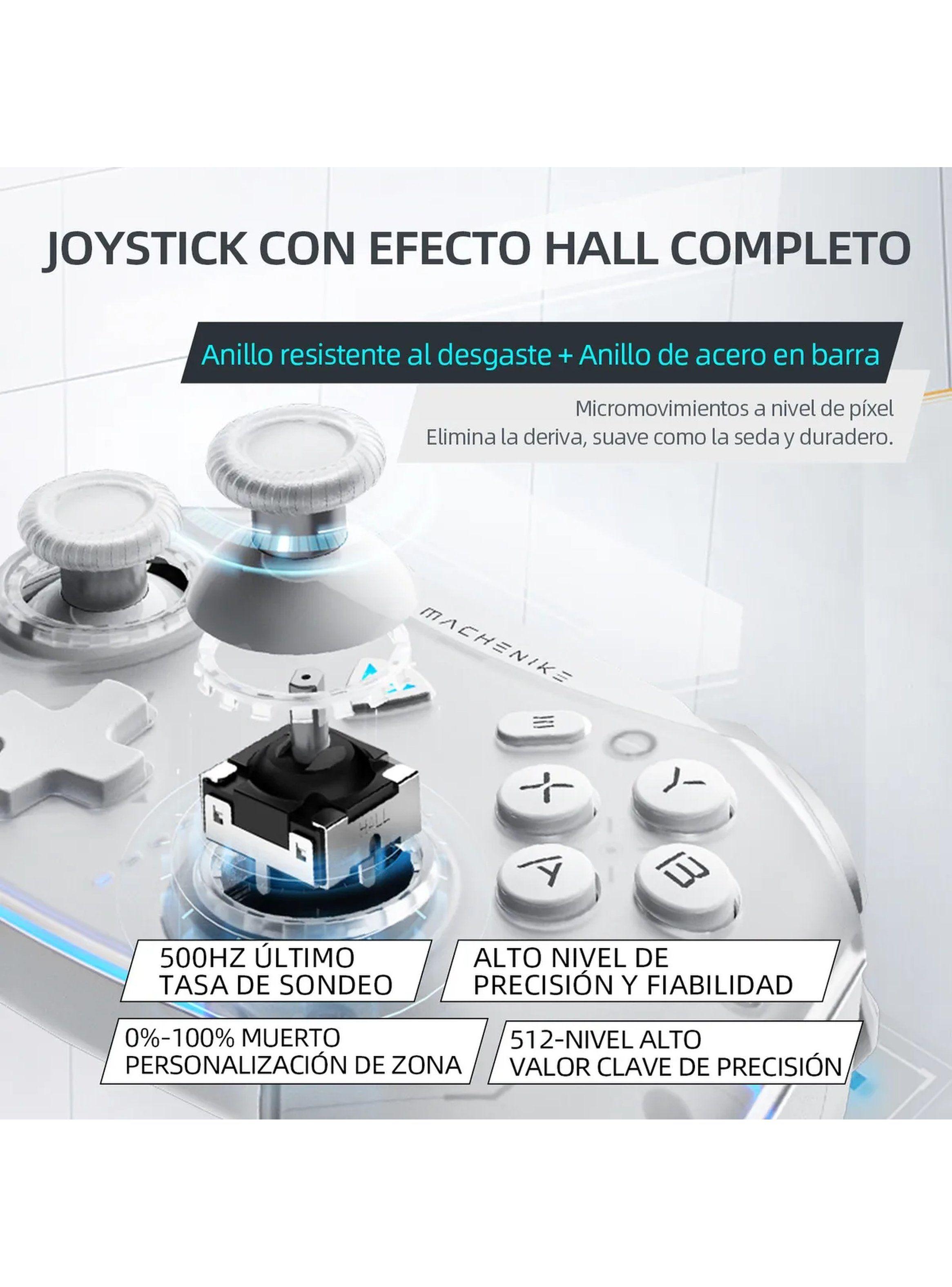 Controlador de Videojuegos G5 Pro Mecánico Blanco Multiplataforma-4