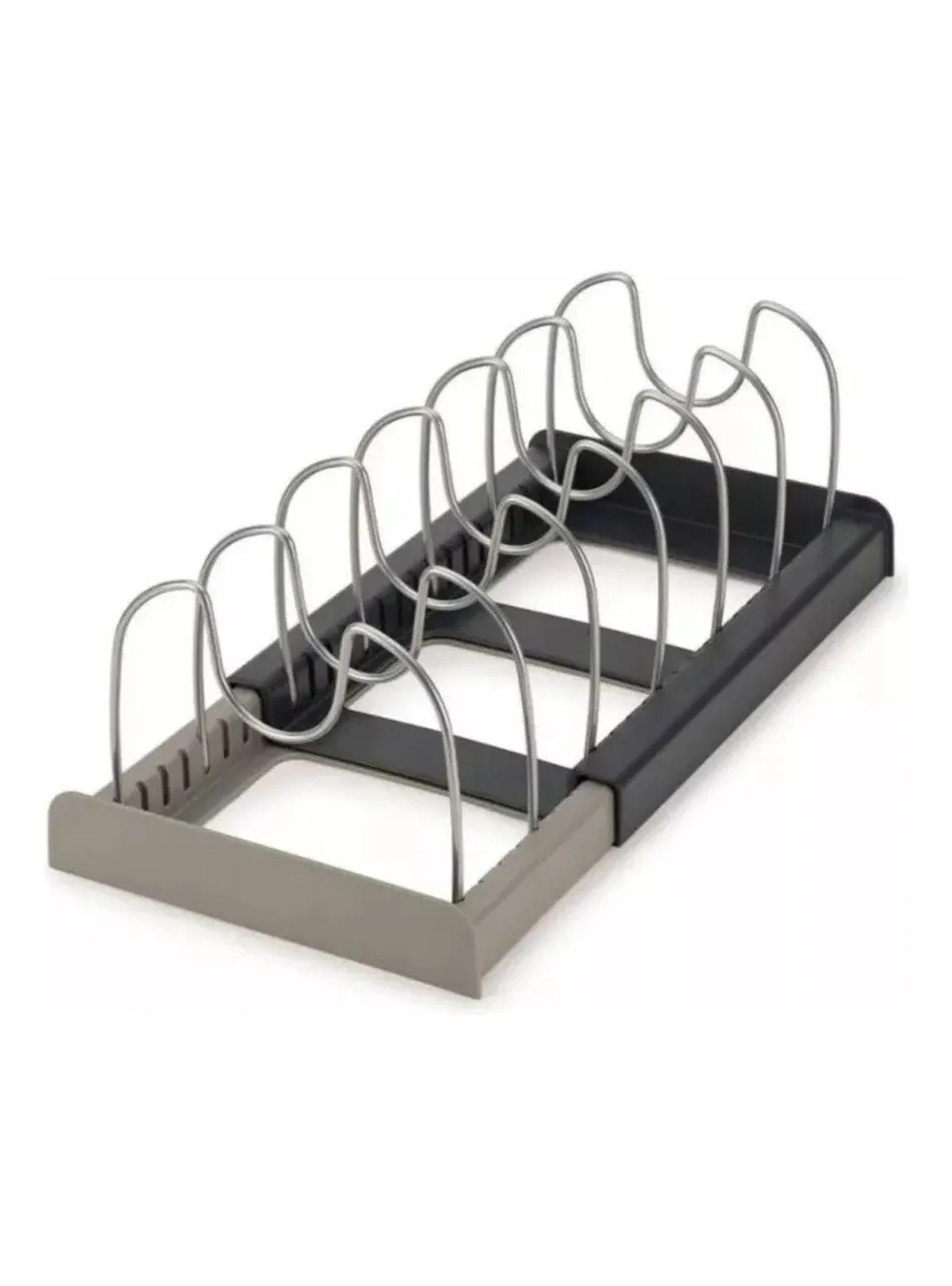 Organizador de Ollas y Tapas Ajustable Acero Inoxidable-5