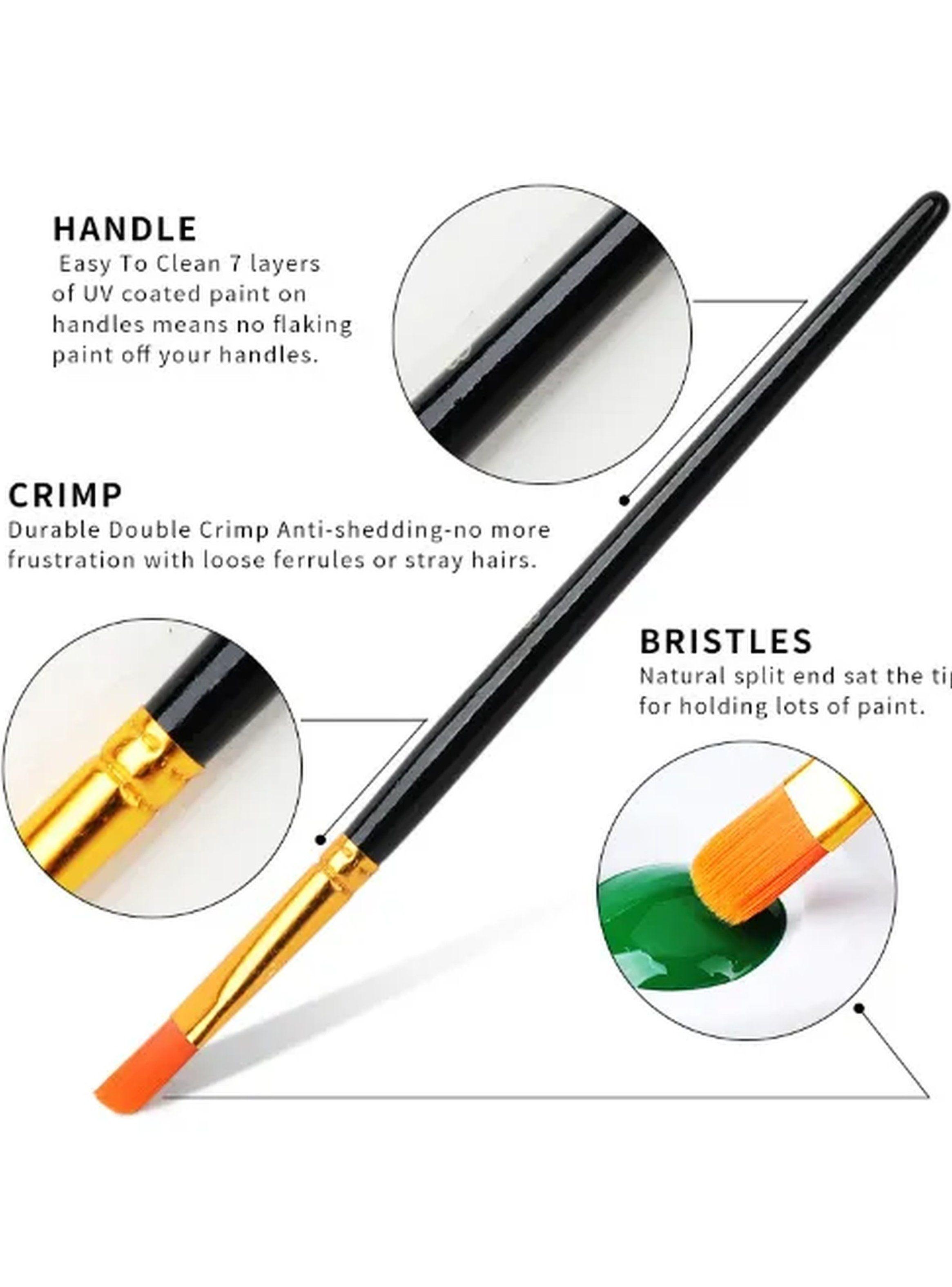 Set de Pintura Acrílica 24 Colores con Pinceles y Paleta-5