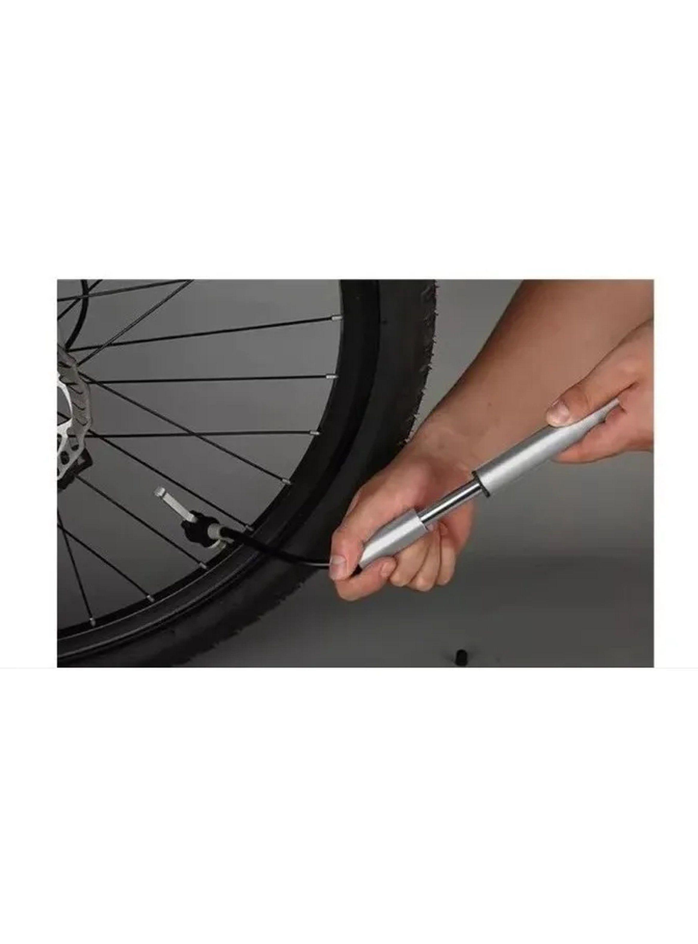 Bomba de Aire Portátil para Bicicleta Aluminio 42 cm-3